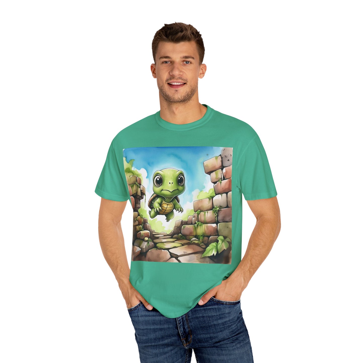 Adventurous Turtle Graphic Unisex T-Shirt
