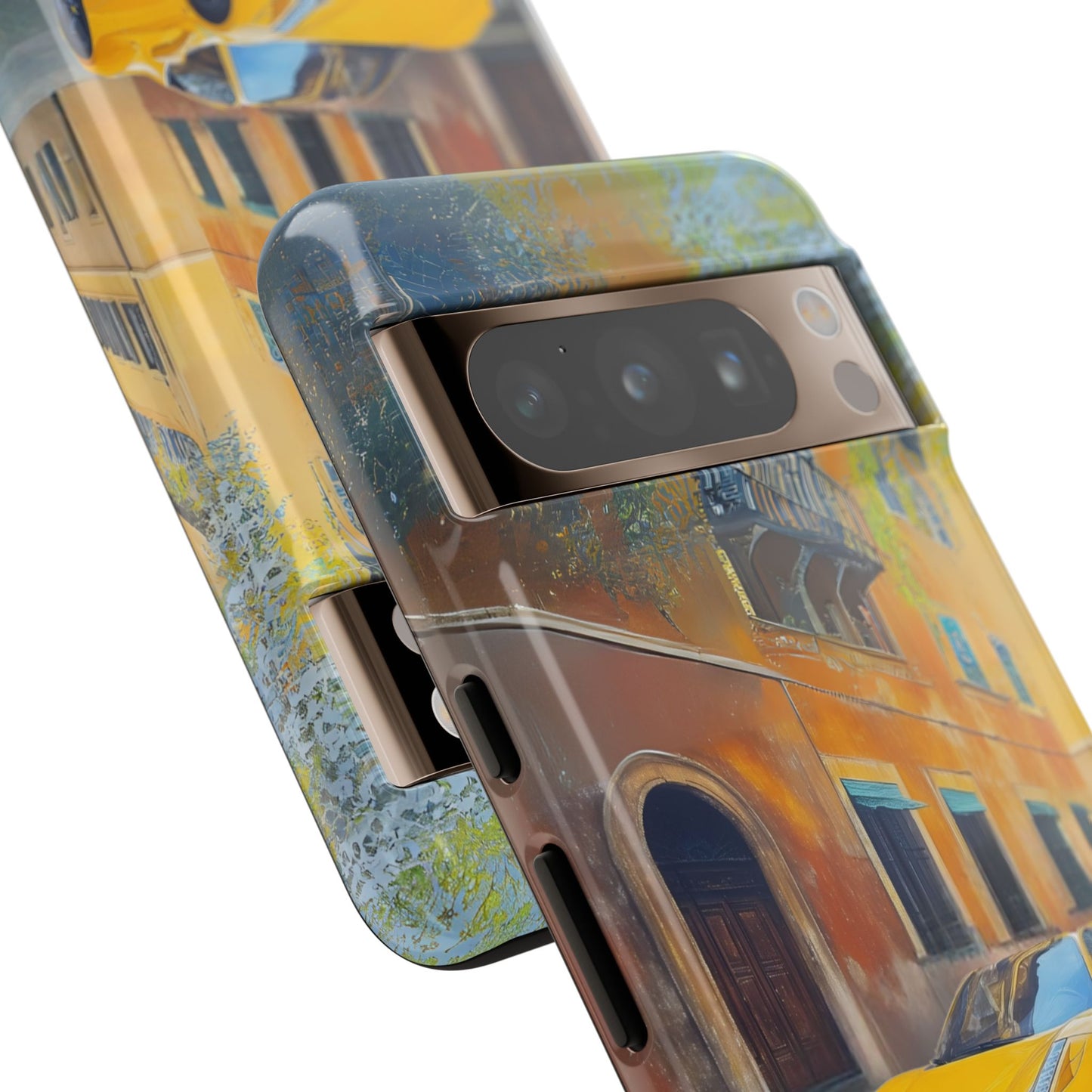 Ferrari Yellow Tough Phone Case - Stylish and Durable