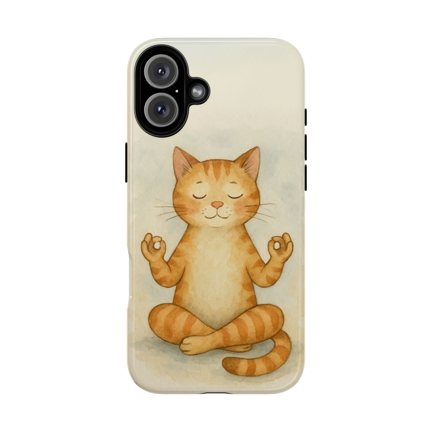 Zen Cat Phone Case - Tough & Stylish - Perfect for Cat Lovers