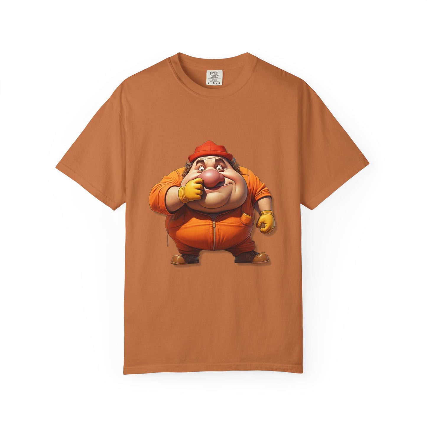 Fun Cartoon Character Unisex Garment-Dyed T-Shirt