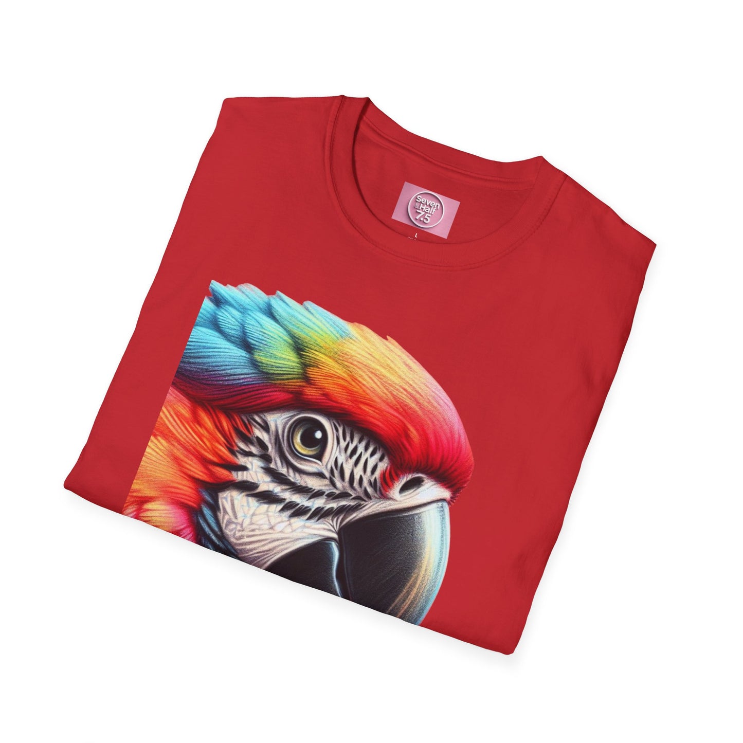Vibrant Parrot Teamwork T-Shirt for Nature Lovers