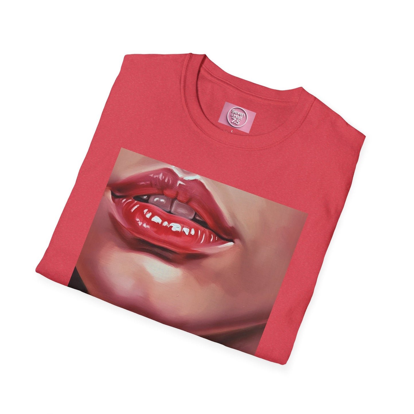 Fire Lips Women's Softstyle T-Shirt - Bold Art for Confident Expressions
