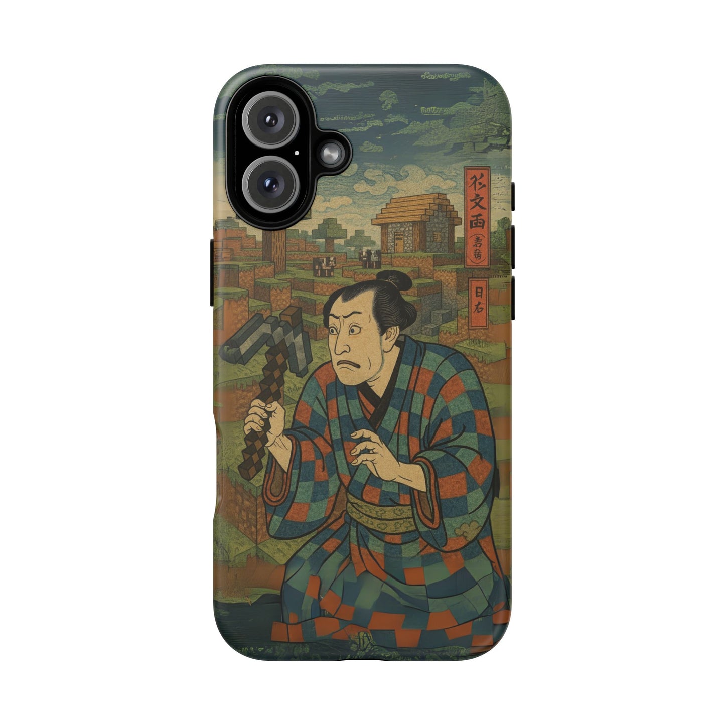 Tough Cases - Japanese Art Phone Case with Warrior Design