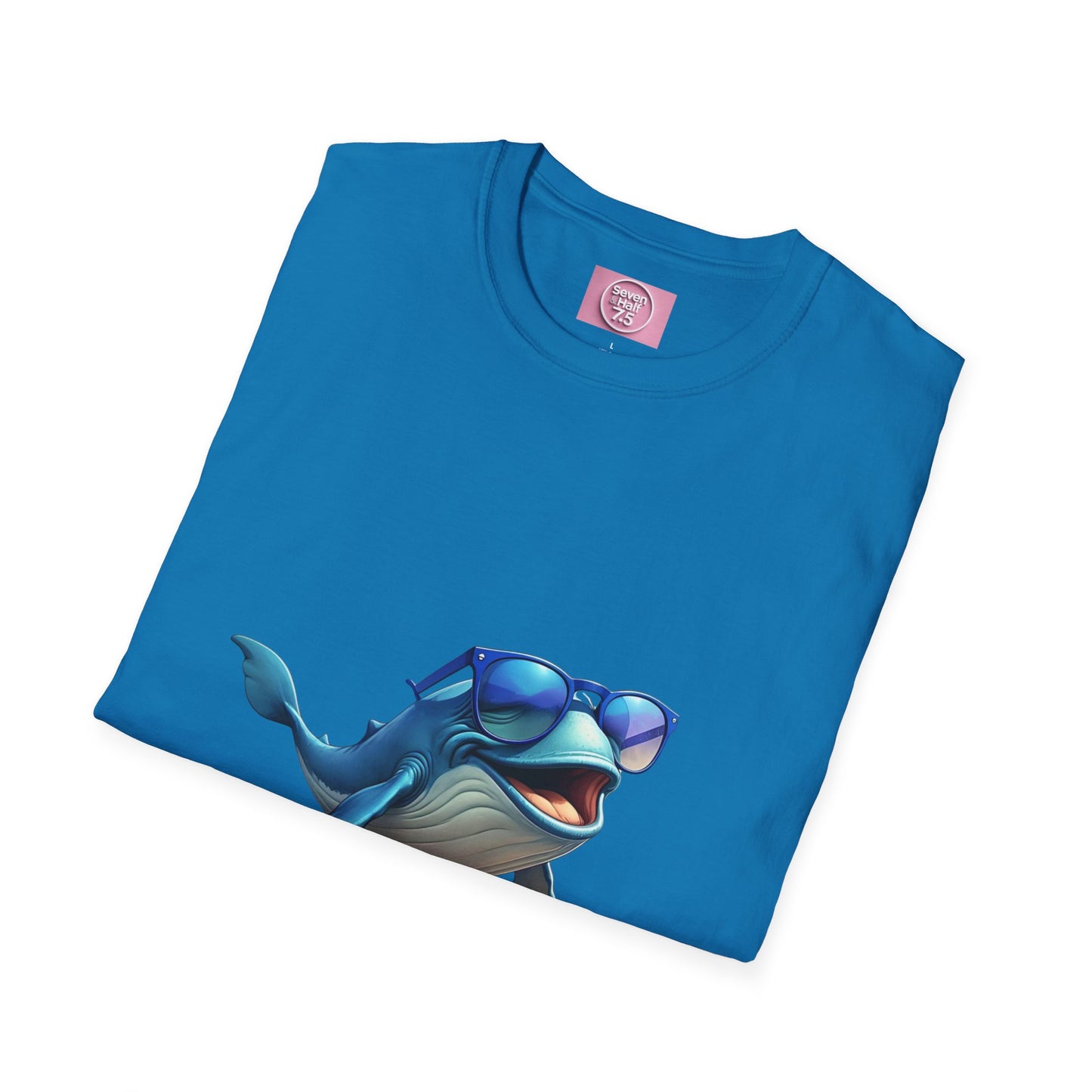 Cool Sunglasses Whale Unisex Softstyle T-Shirt