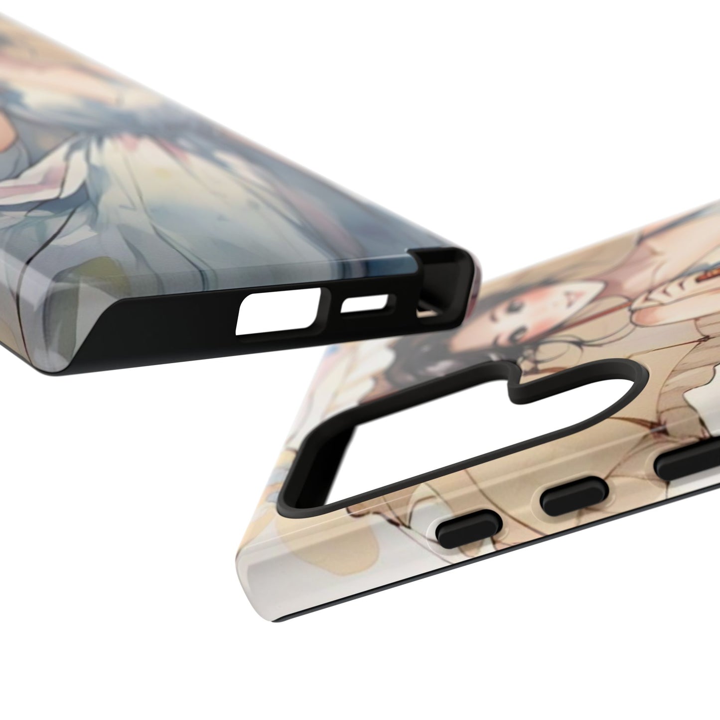 Elegant Floral Phone Case with Umbrella Design