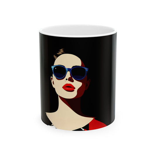 Stylish Fashionista Ceramic Mug – Perfect for Coffee Lovers & Gift Giving