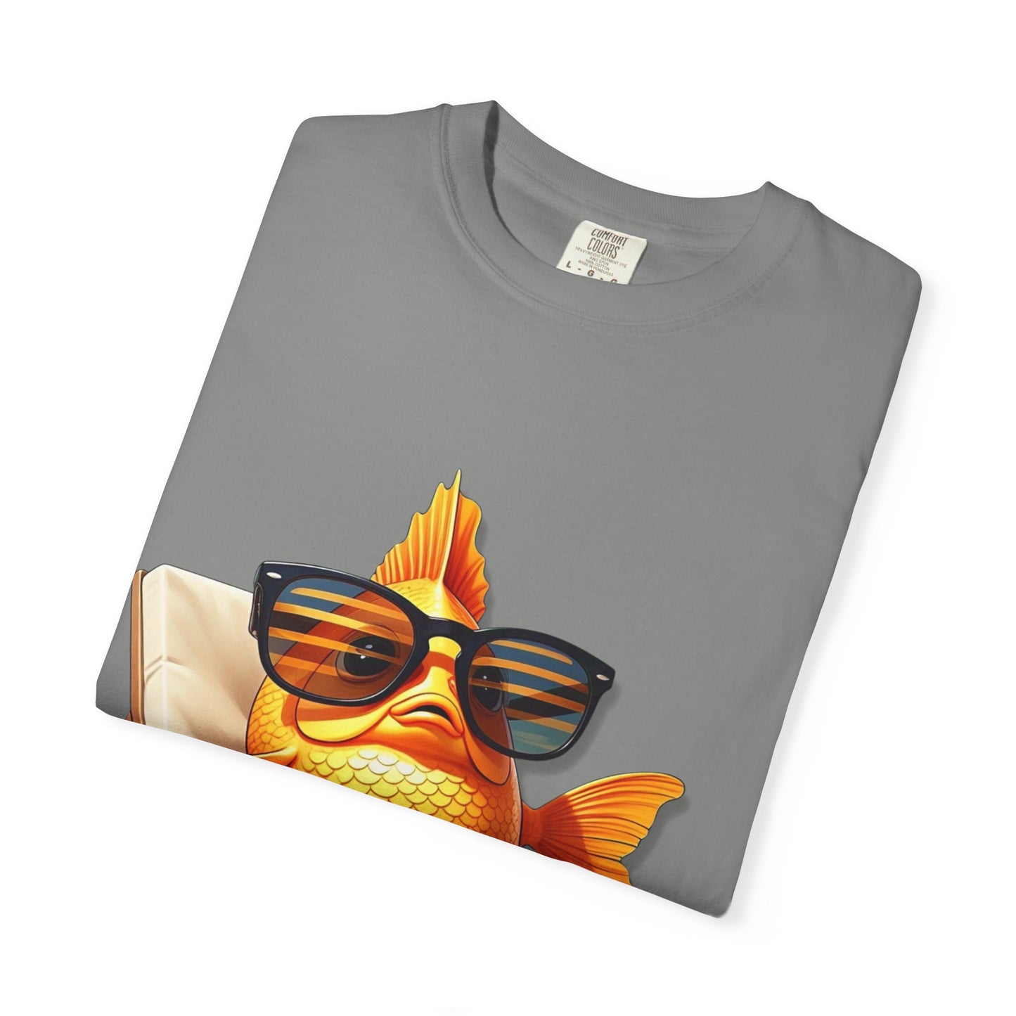 Chillin' Goldfish Unisex Garment-Dyed T-shirt