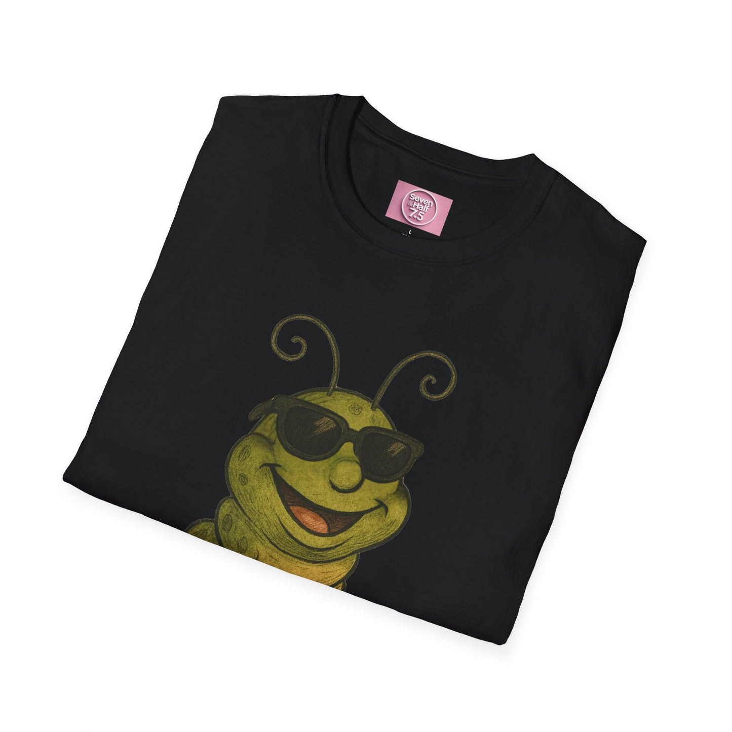 Cool Caterpillar Unisex Softstyle T-Shirt - Fun Graphic Tee for Kids and Adults