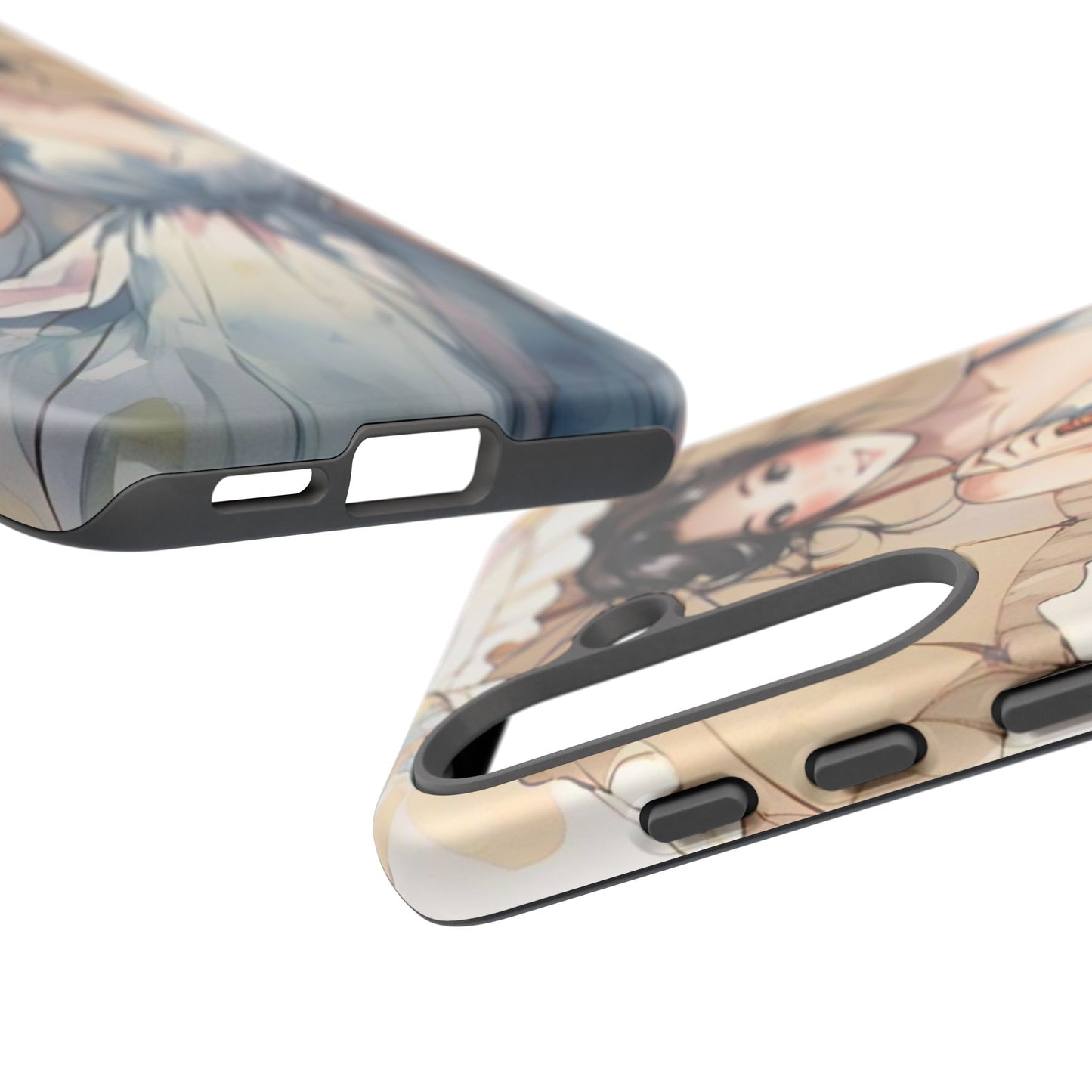 Elegant Floral Phone Case with Umbrella Design
