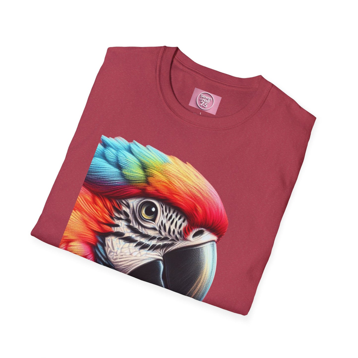 Vibrant Parrot Teamwork T-Shirt for Nature Lovers