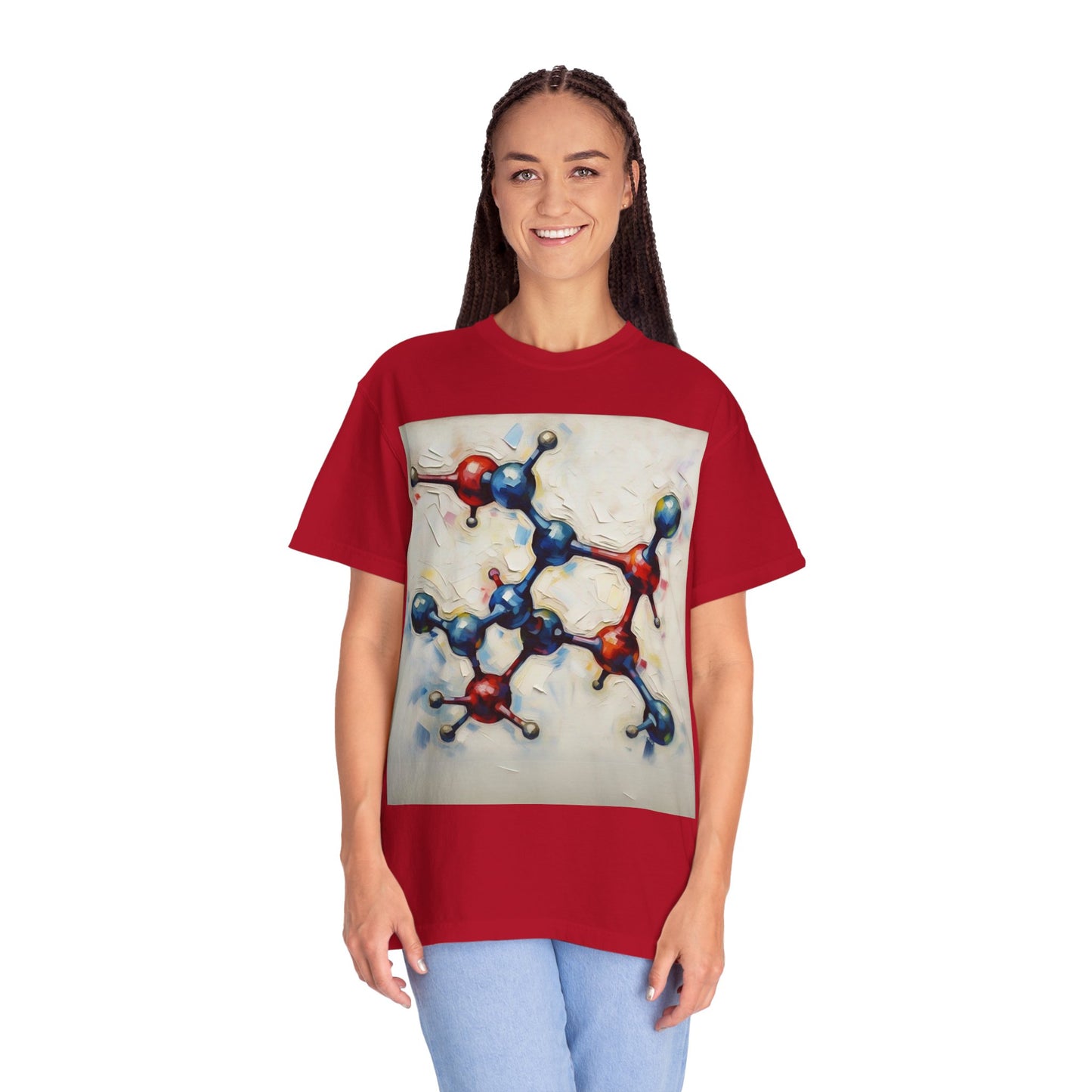 Unisex Artistic Molecule T-Shirt | Science-Inspired Design