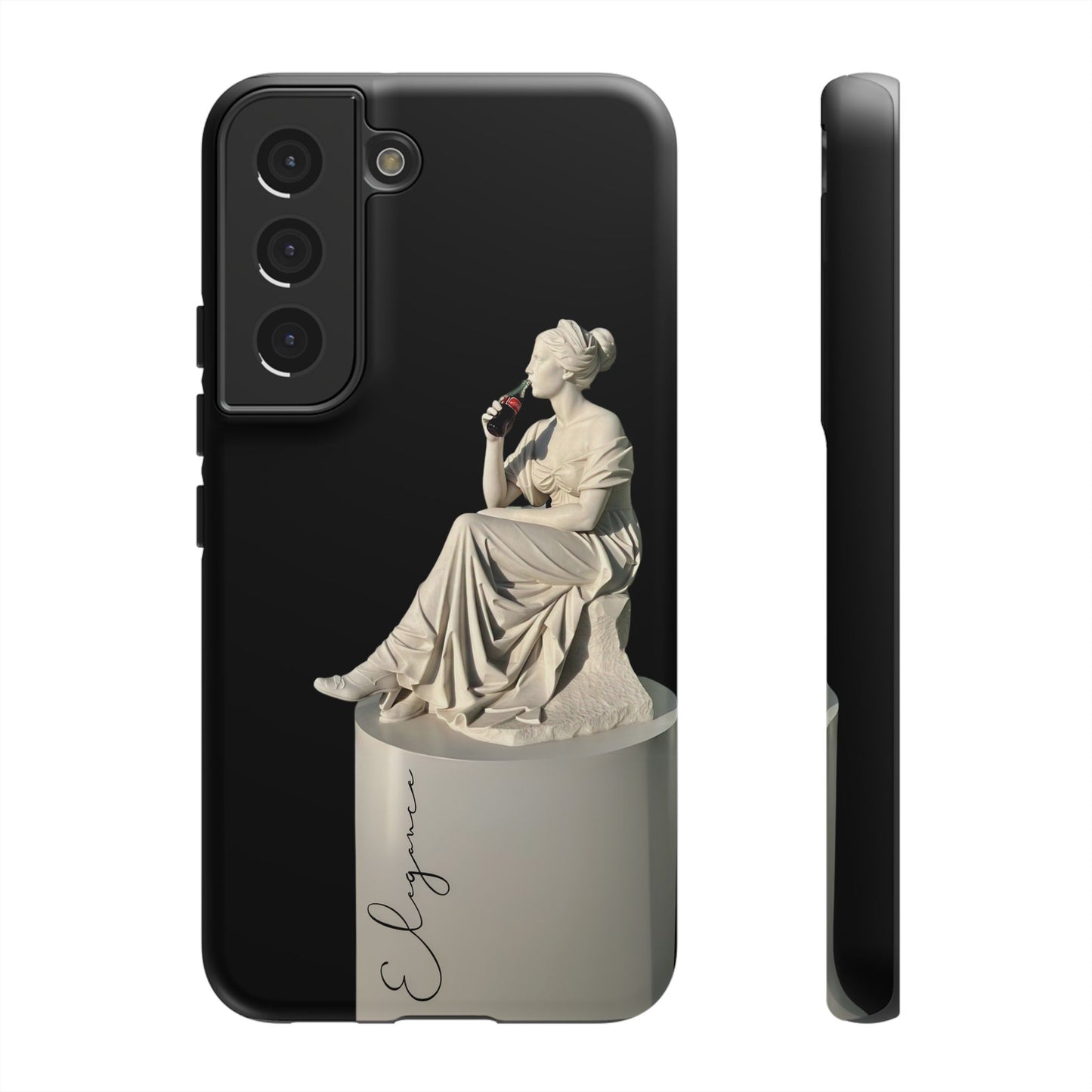 Elegant Phone Case - Stylish Tough Case with Sculpture Design