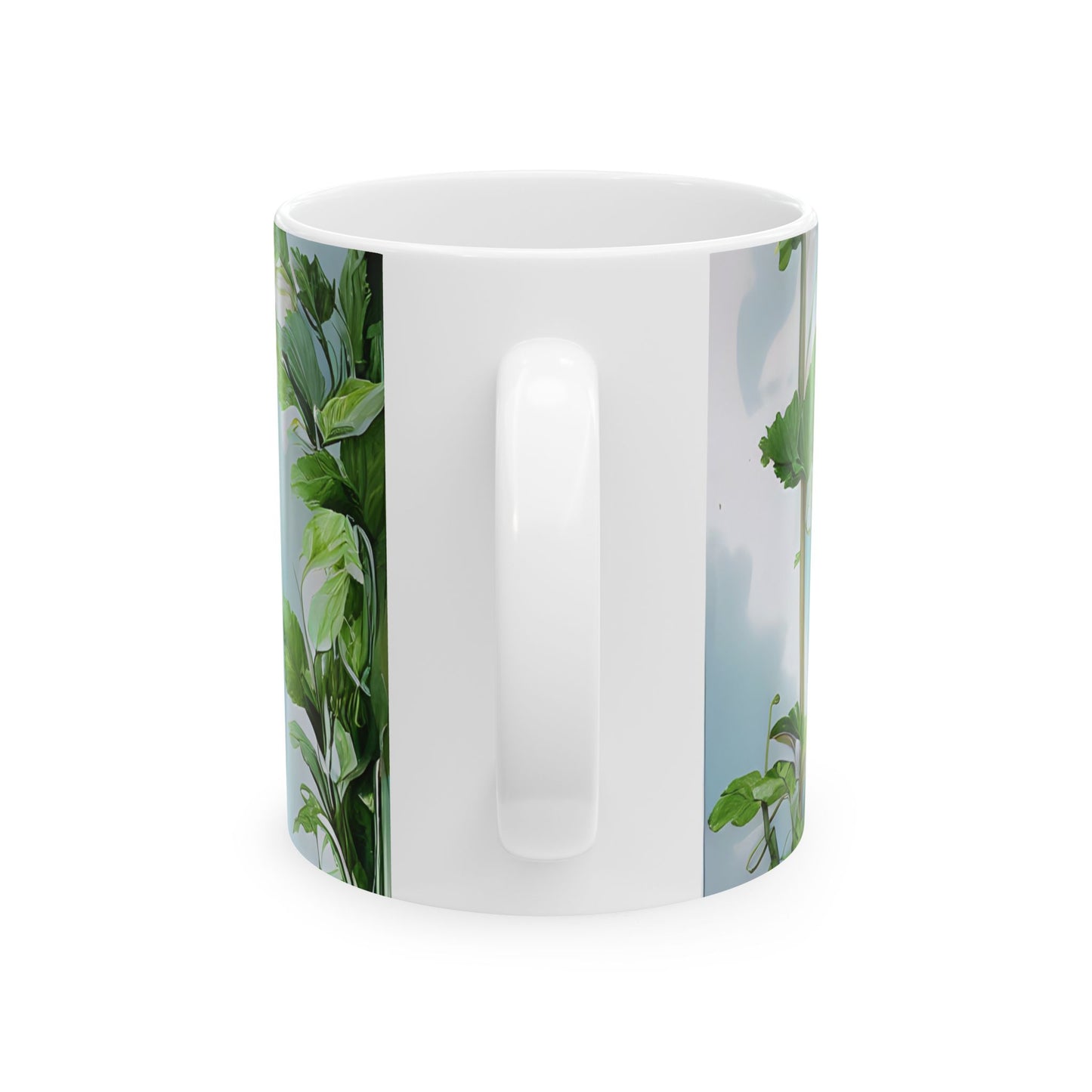 Sloth Love Ceramic Mug - Cute Avocado Design, Perfect Gift for Nature Lovers