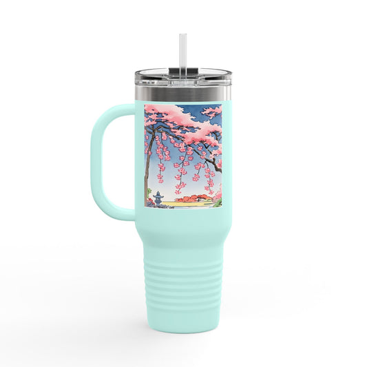 Cherry Blossom Insulated Travel Mug - 40oz Adventure Companion