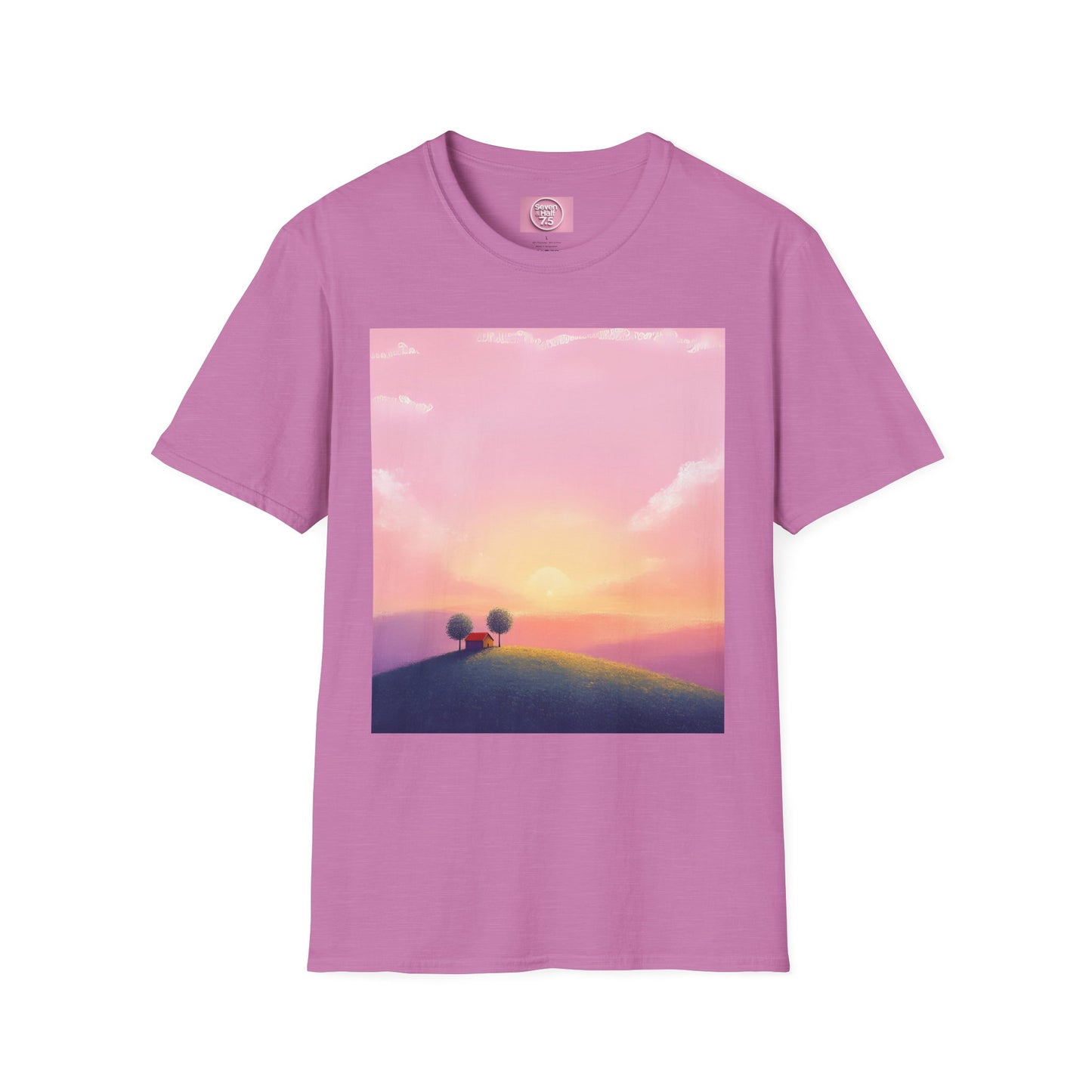 Serene Sunset Unisex Softstyle T-Shirt - Perfect for Nature Lovers