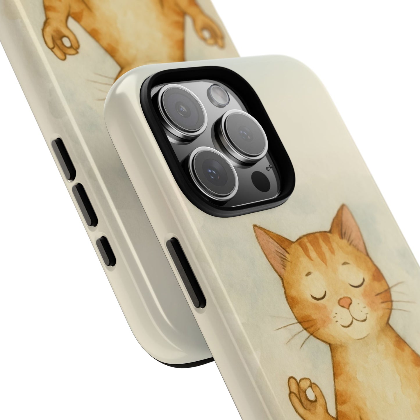 Zen Cat Phone Case - Tough & Stylish - Perfect for Cat Lovers