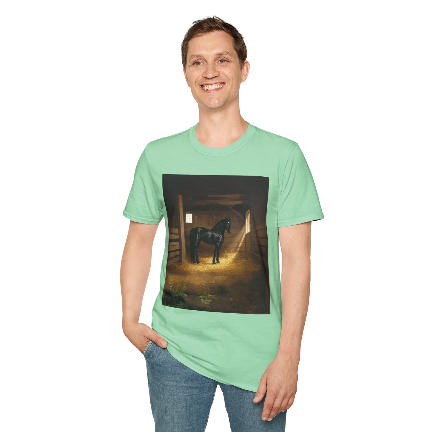 Equestrian Dreams Unisex Softstyle T-Shirt - Perfect for Horse Lovers