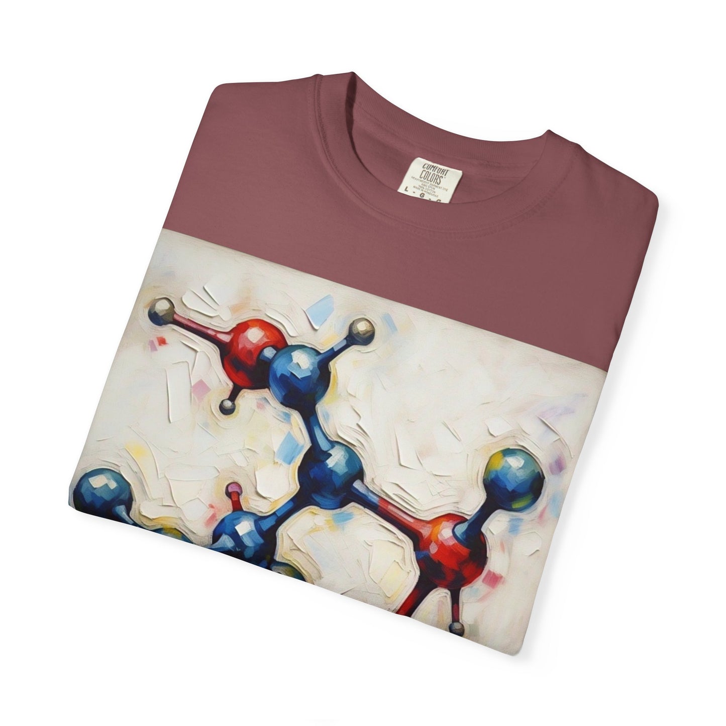 Unisex Artistic Molecule T-Shirt | Science-Inspired Design