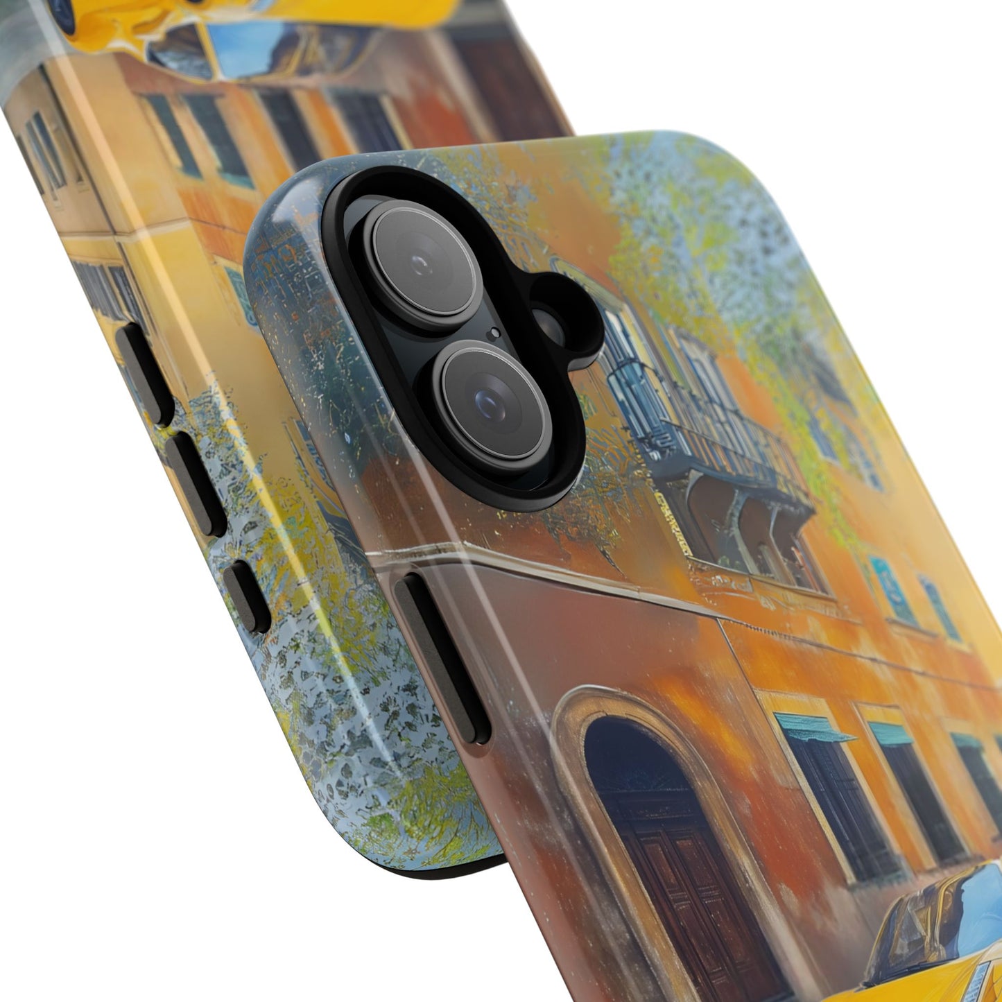 Ferrari Yellow Tough Phone Case - Stylish and Durable