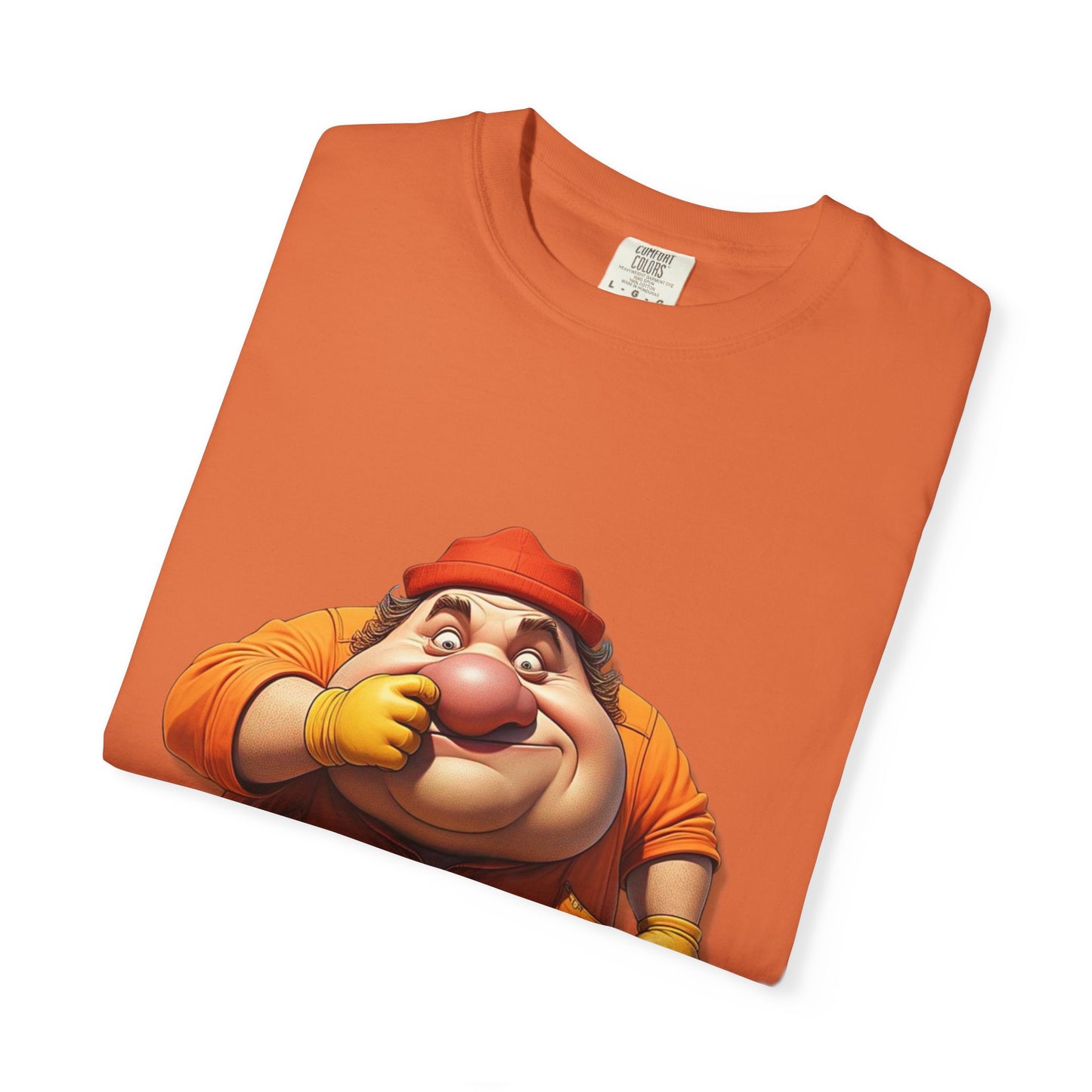 Fun Cartoon Character Unisex Garment-Dyed T-Shirt