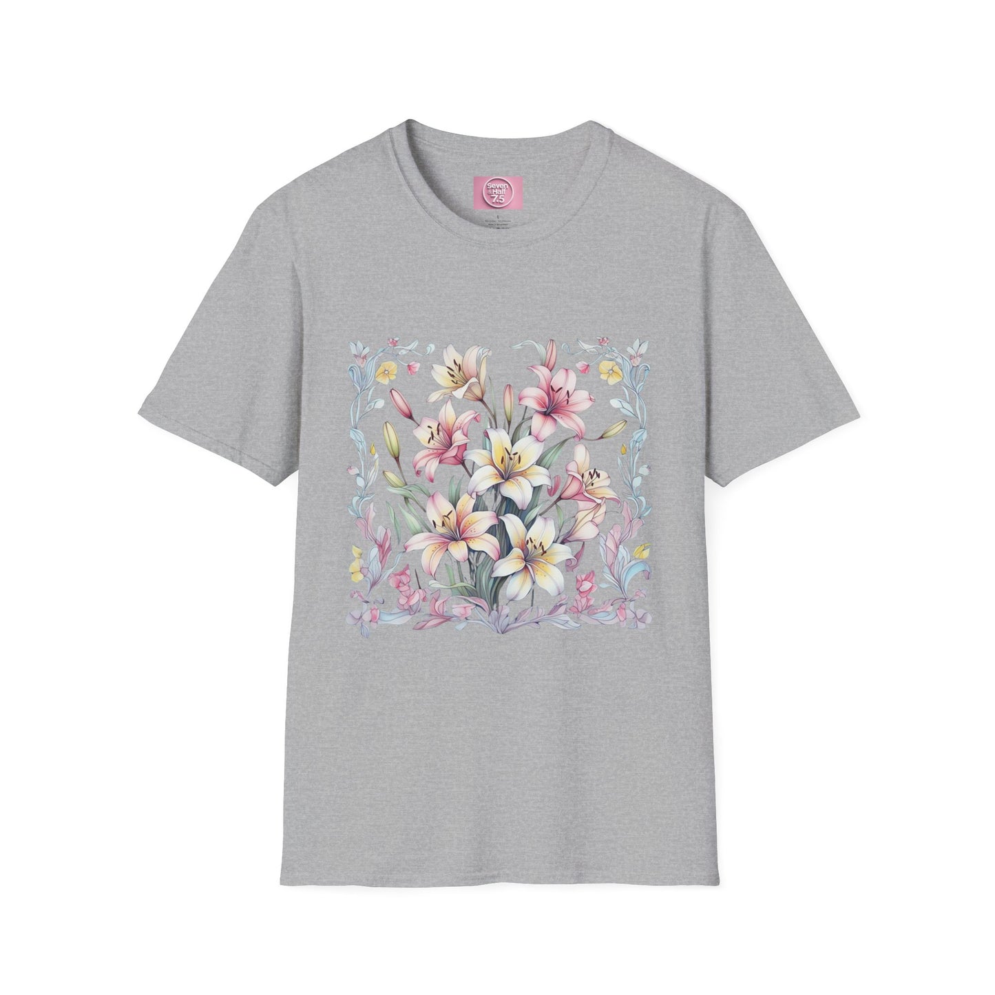 Floral Blossom Unisex T-Shirt - Softstyle Cotton Tee for Nature Lovers