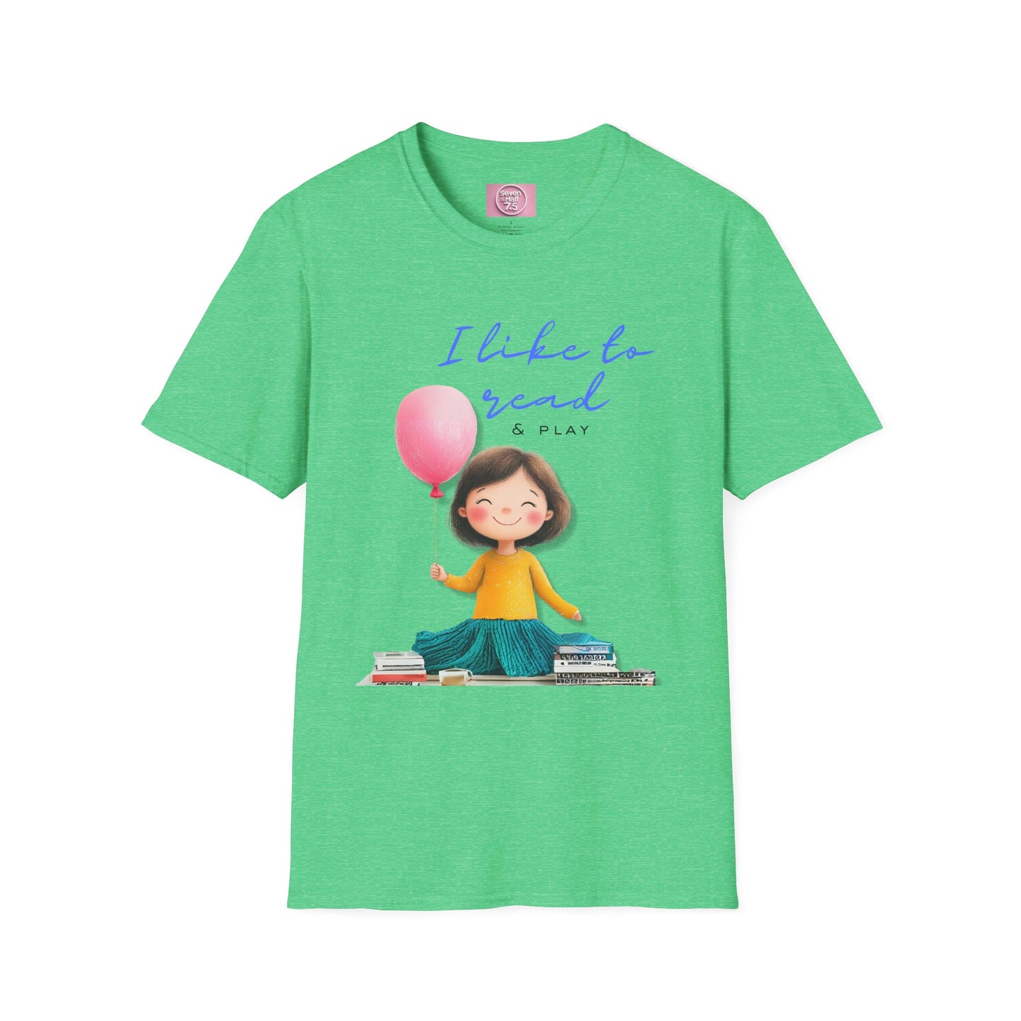 Women's Fun T-Shirt - "I Like to Read & Play"