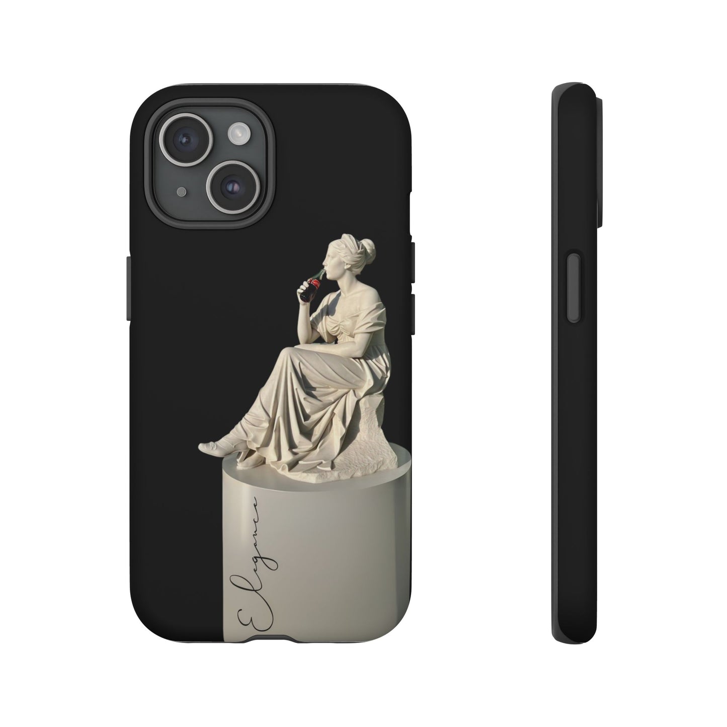 Elegant Phone Case - Stylish Tough Case with Sculpture Design