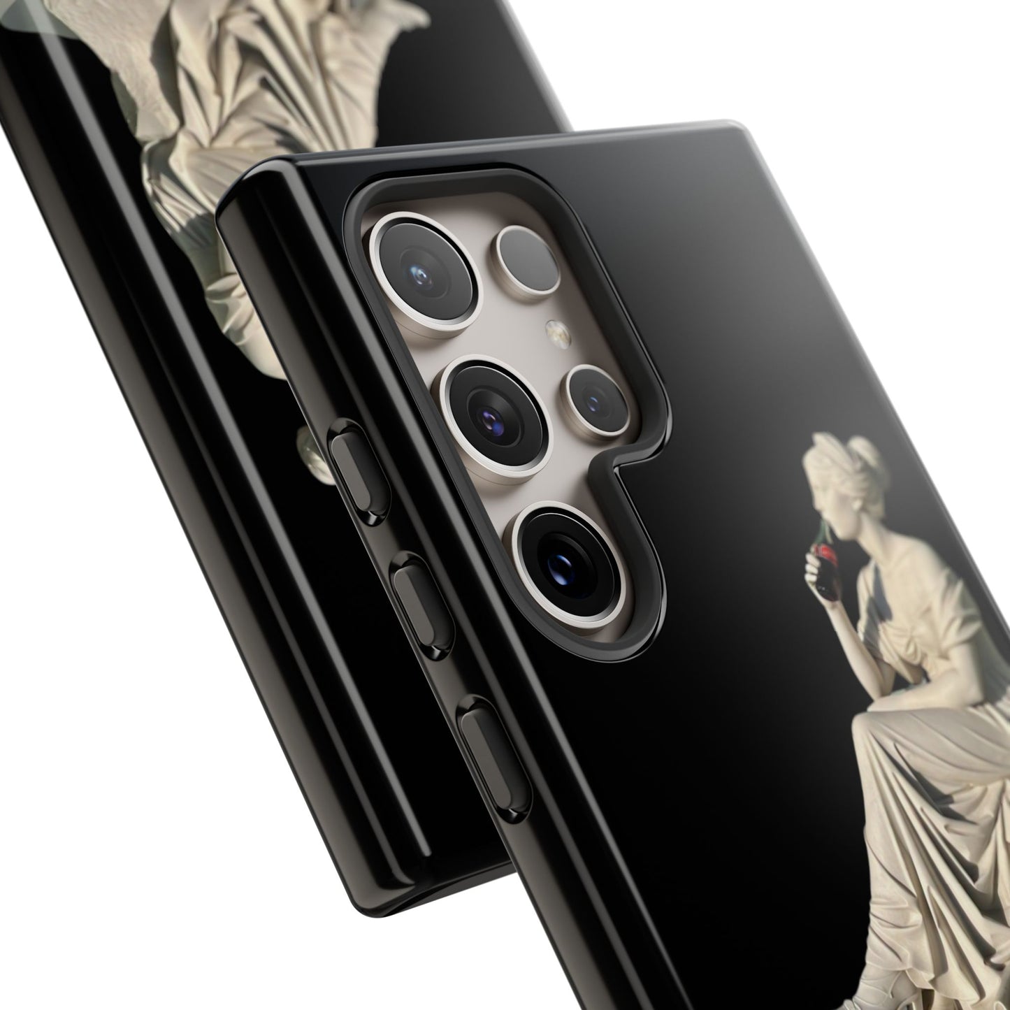 Elegant Phone Case - Stylish Tough Case with Sculpture Design