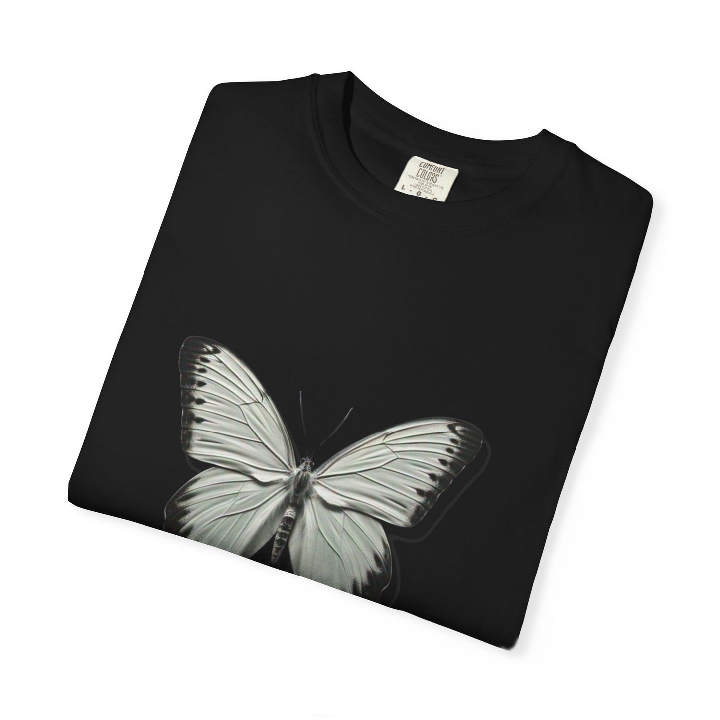 Butterfly Unisex Garment-Dyed T-Shirt – Nature-Inspired Casual Wear