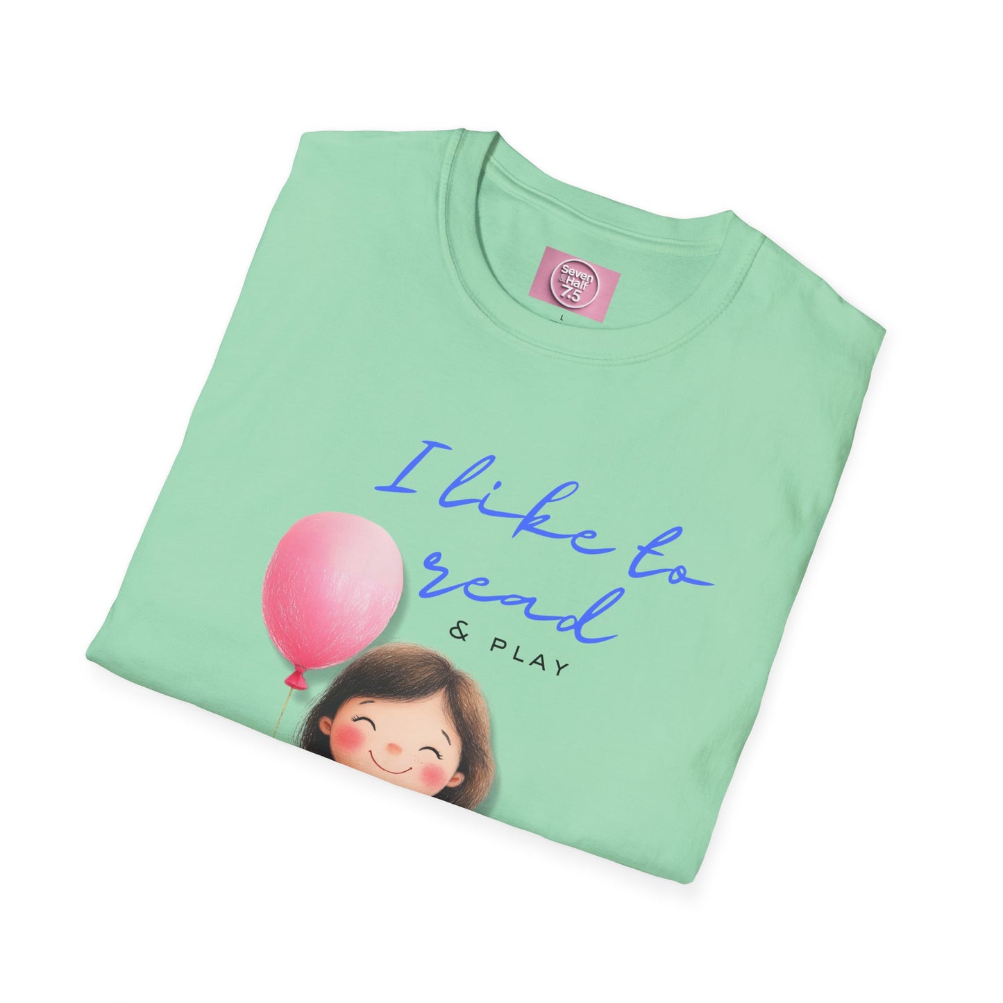 Women's Fun T-Shirt - "I Like to Read & Play"