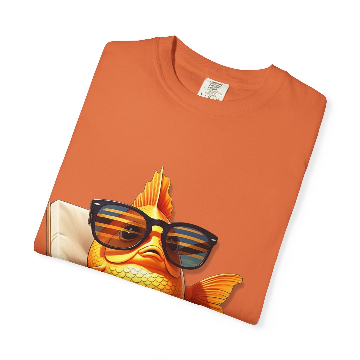 Chillin' Goldfish Unisex Garment-Dyed T-shirt