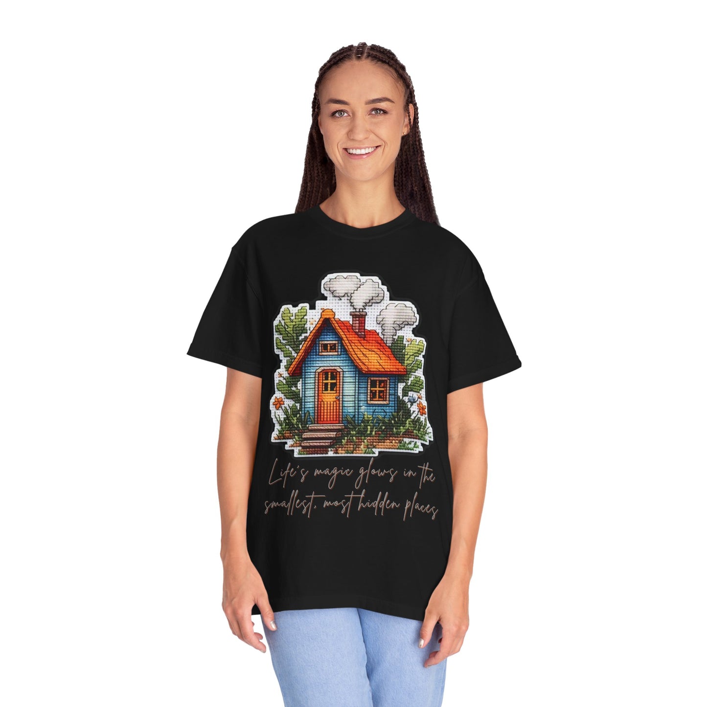 Magical Cottage T-Shirt - Garment-Dyed Unisex Tee