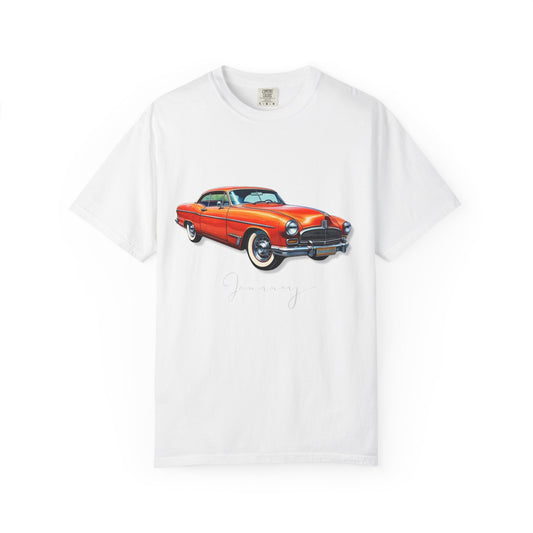 Vintage Car Unisex Garment-Dyed T-Shirt