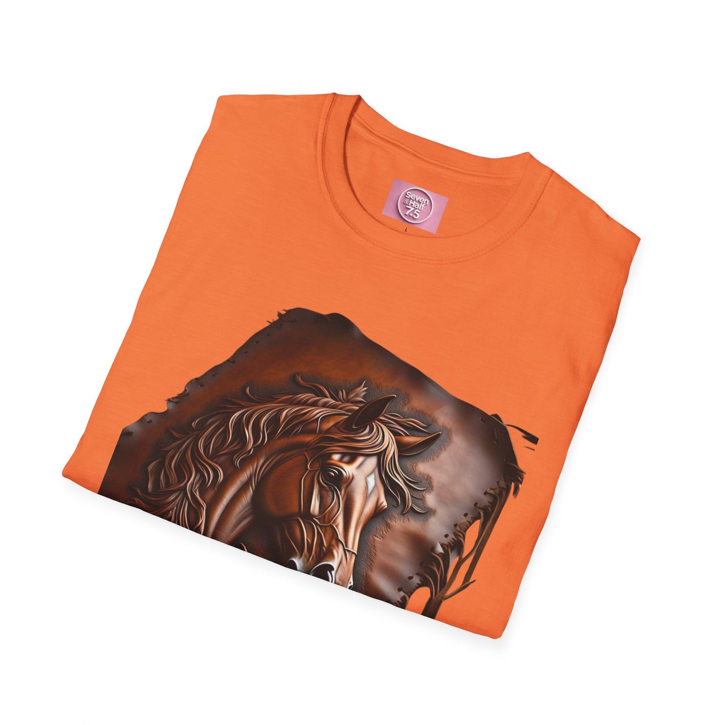 Rustic Horse Artwork Unisex Softstyle T-Shirt