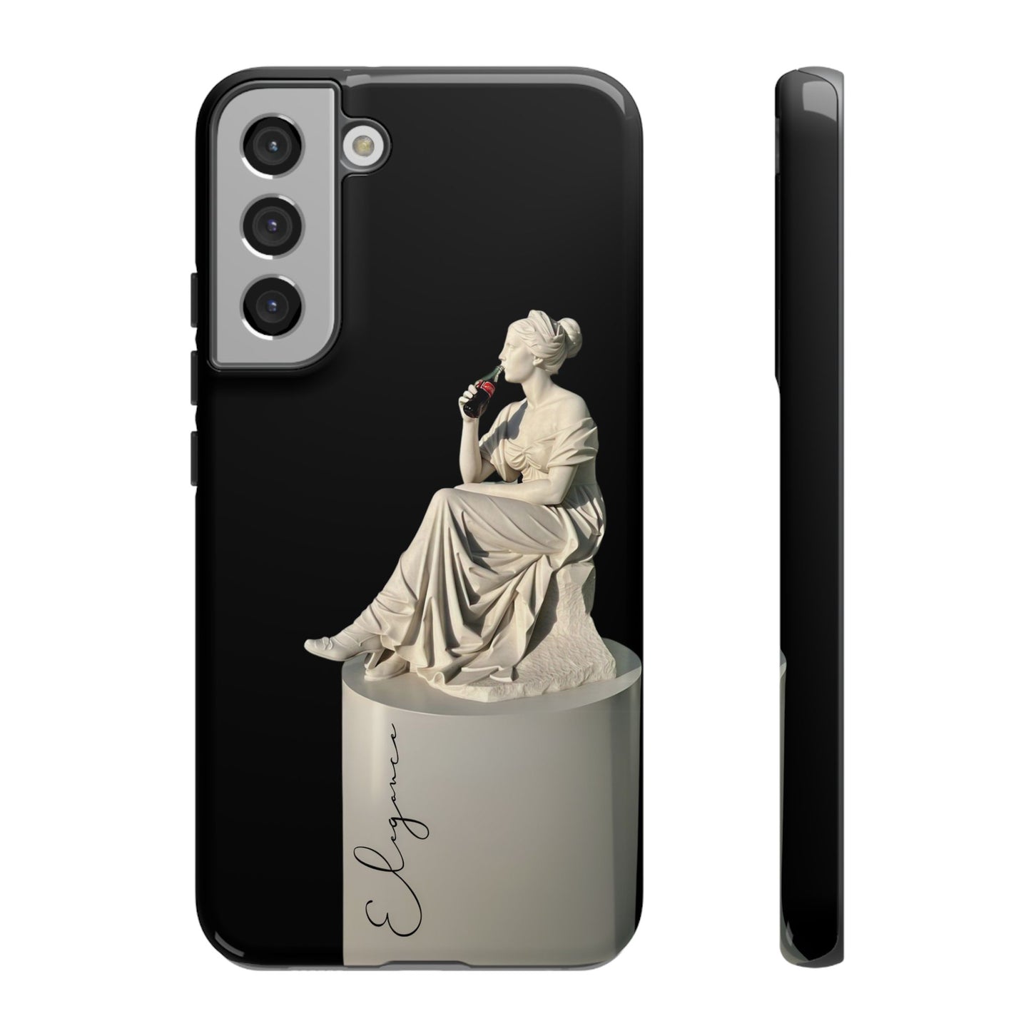 Elegant Phone Case - Stylish Tough Case with Sculpture Design