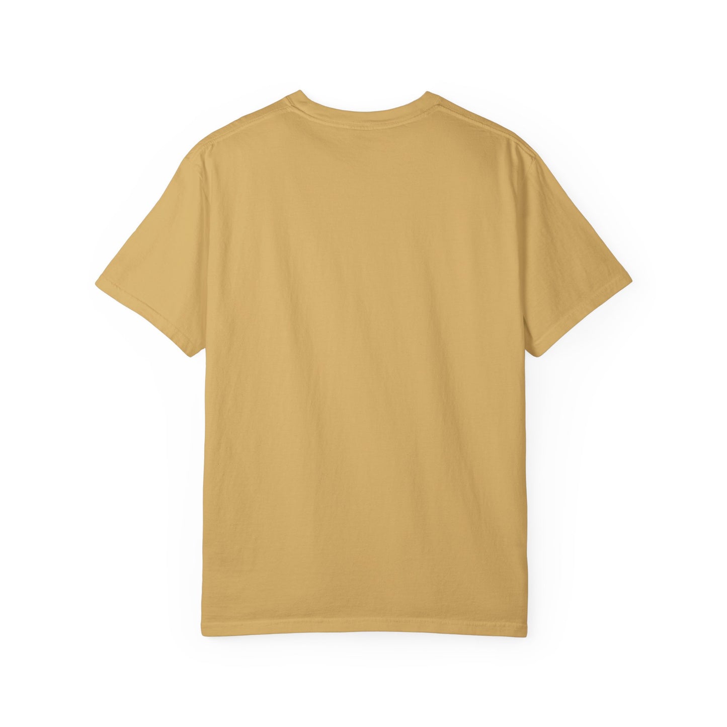 Stylish Unisex Garment-Dyed T-Shirt with Gold Paw Print Design - Perfect for Animal Lovers