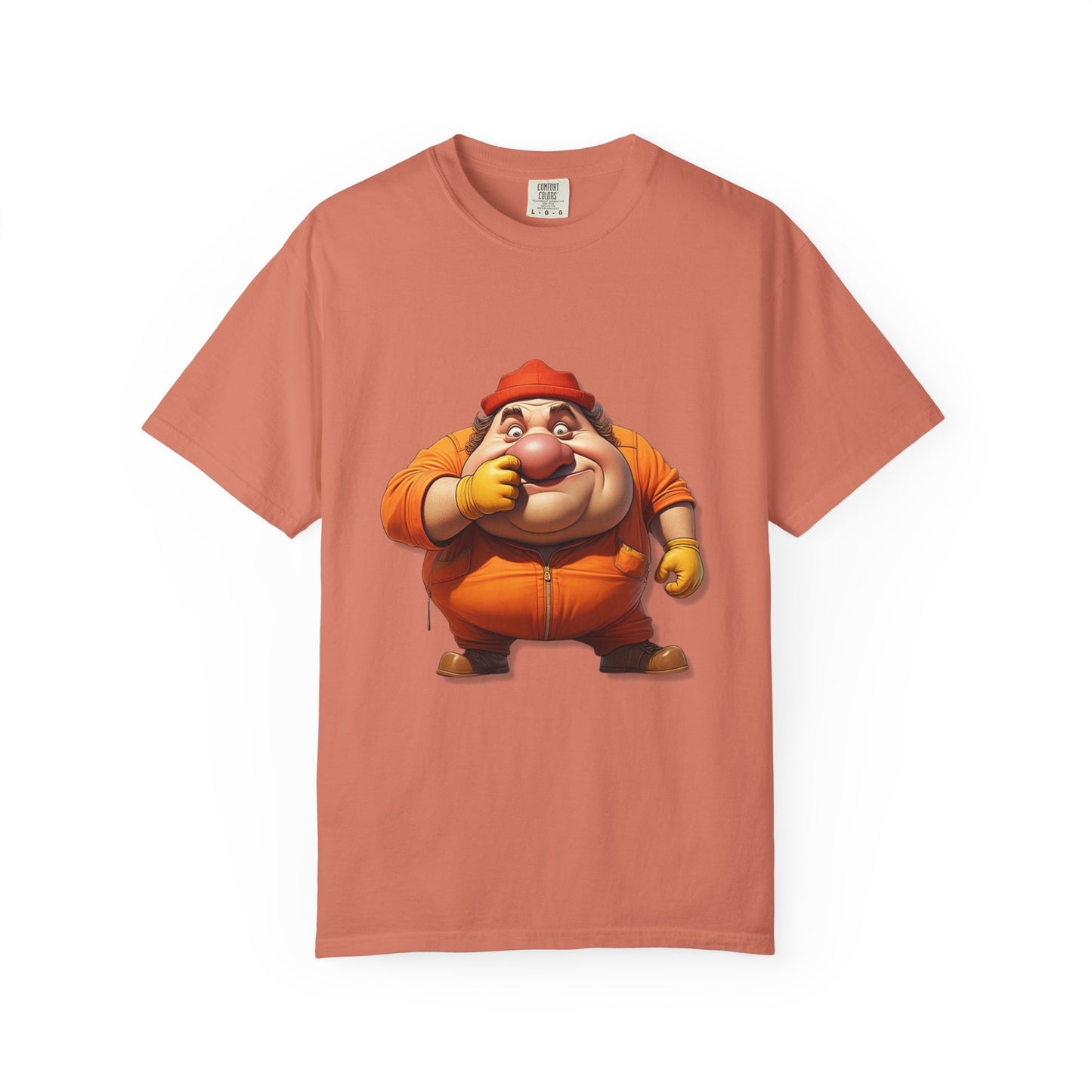 Fun Cartoon Character Unisex Garment-Dyed T-Shirt