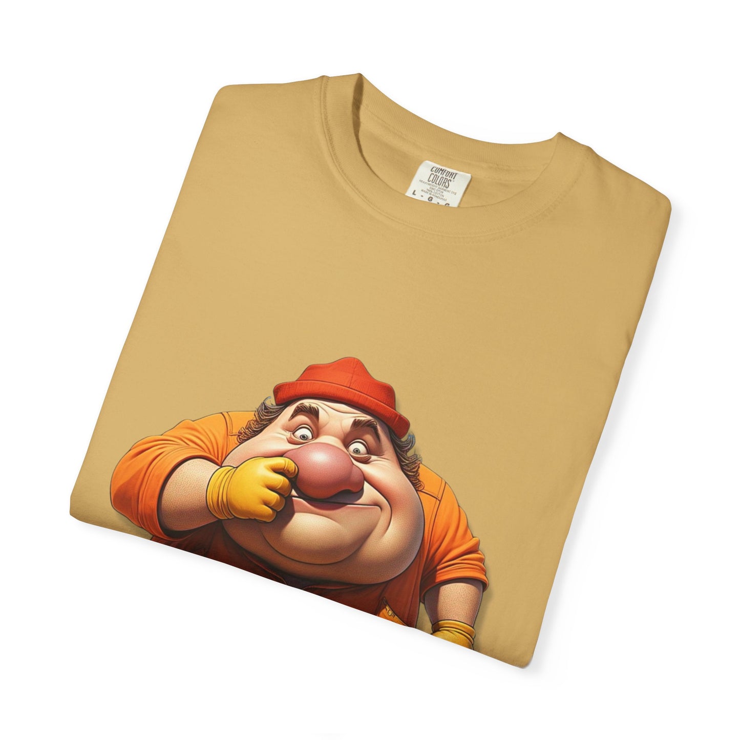 Fun Cartoon Character Unisex Garment-Dyed T-Shirt