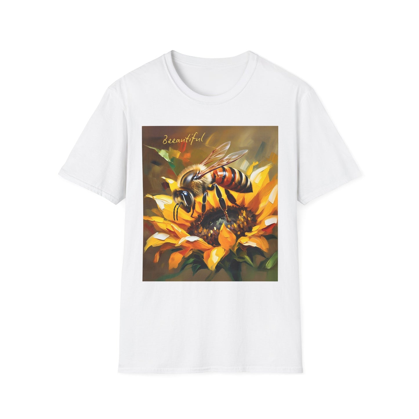 Bee-autiful Unisex Softstyle T-Shirt | Nature Lover's Gift | Perfect for Spring & Summer