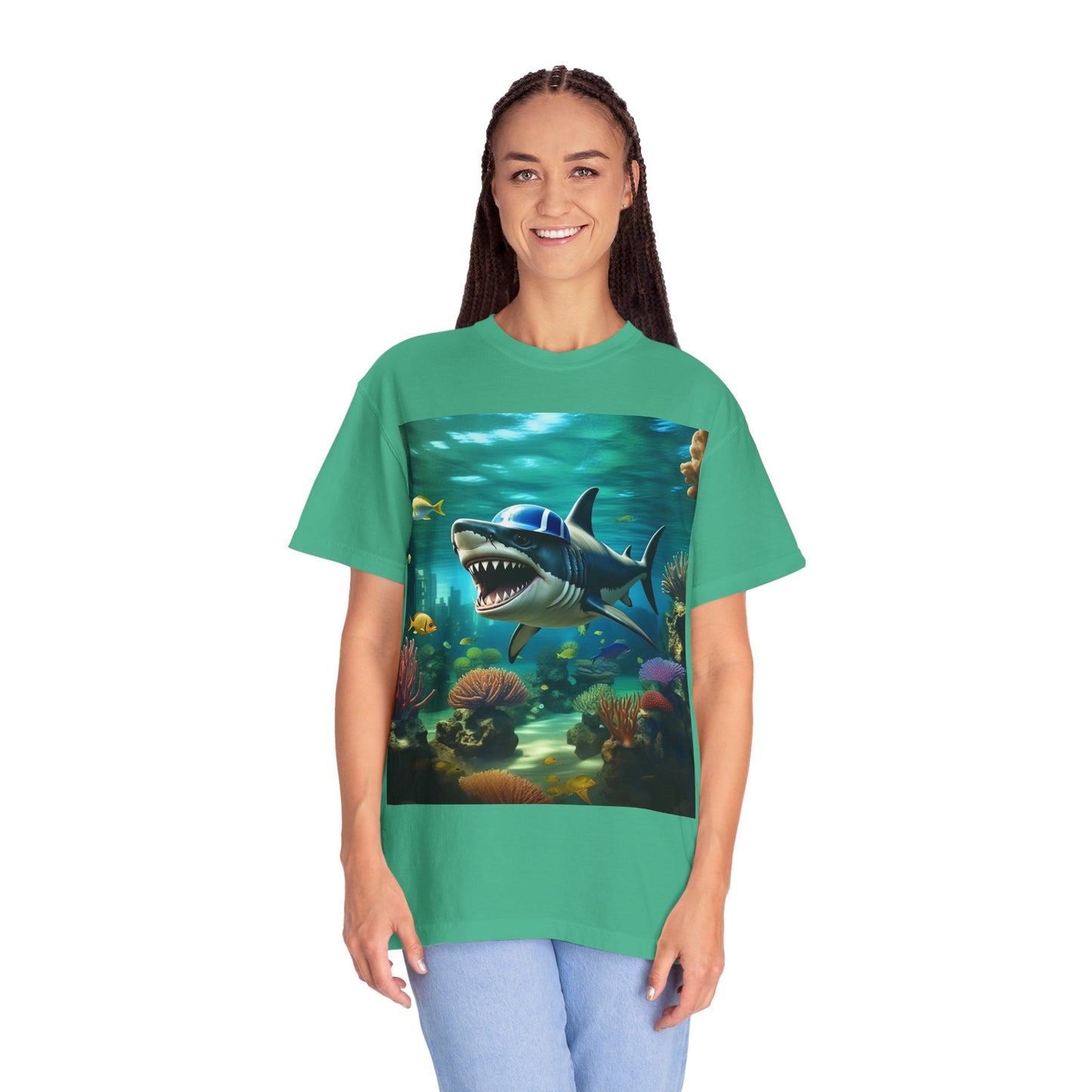 Marine Adventure Unisex T-Shirt - Shark Graphic Design