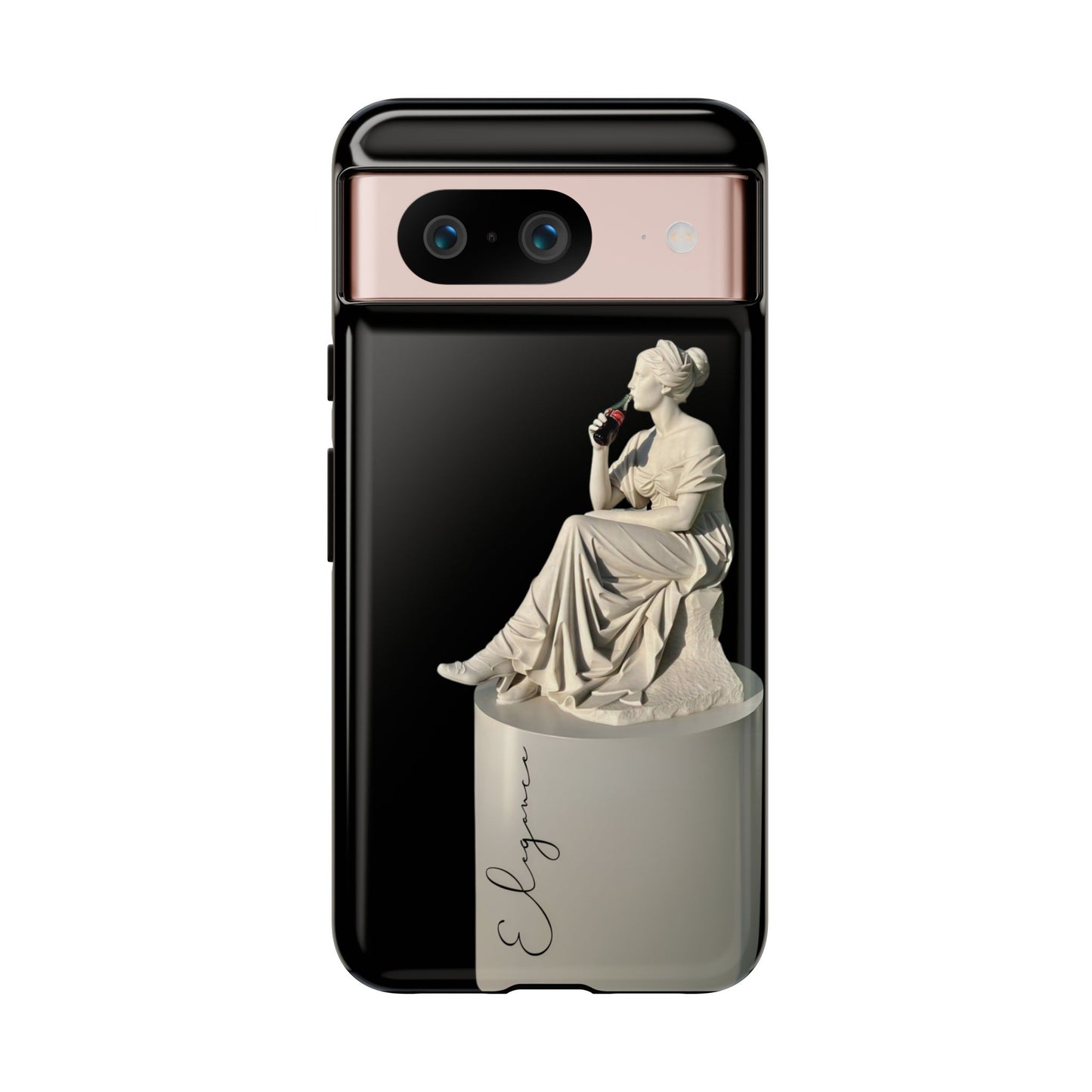 Elegant Phone Case - Stylish Tough Case with Sculpture Design