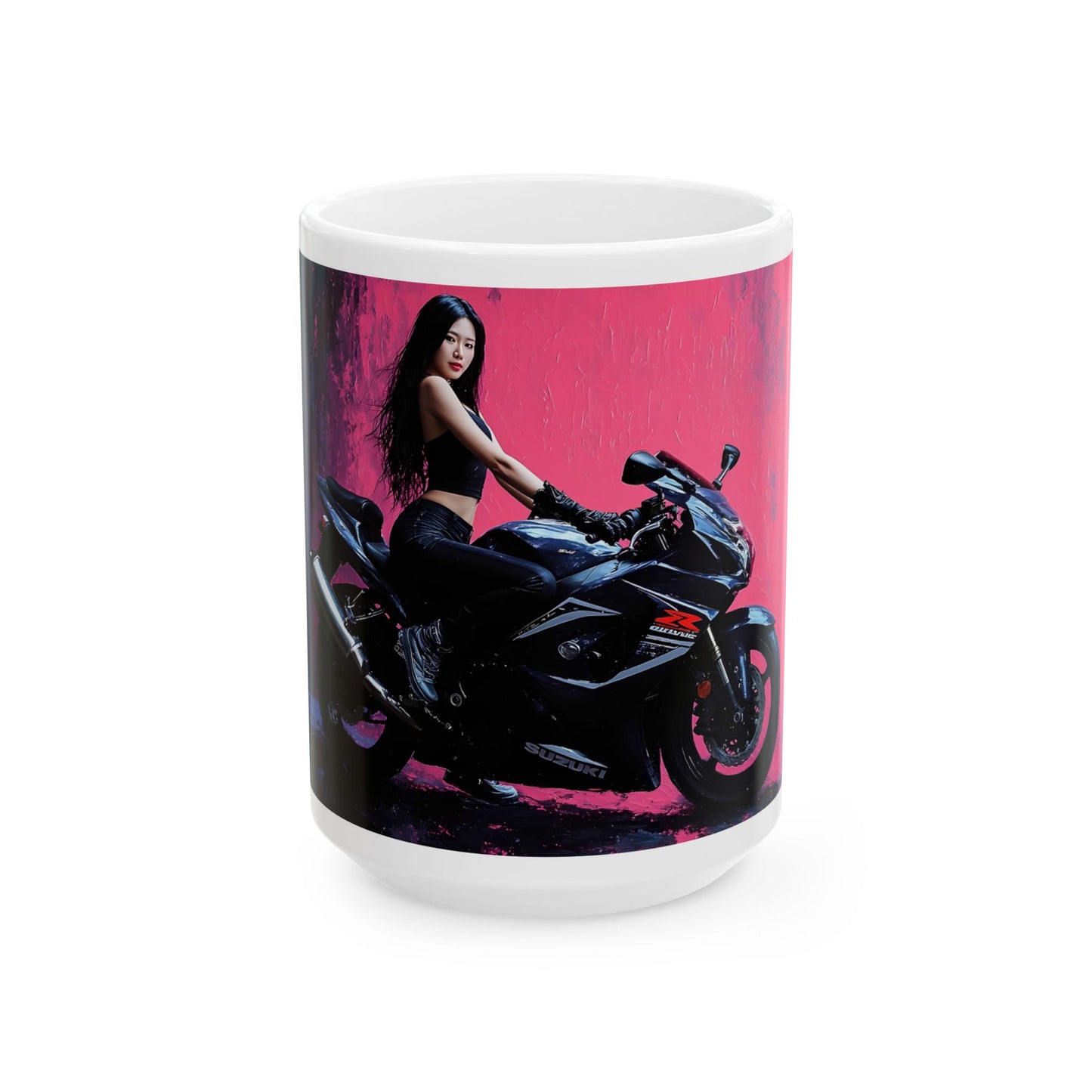 Motorcycle Vibes Ceramic Mug – 11oz & 15oz