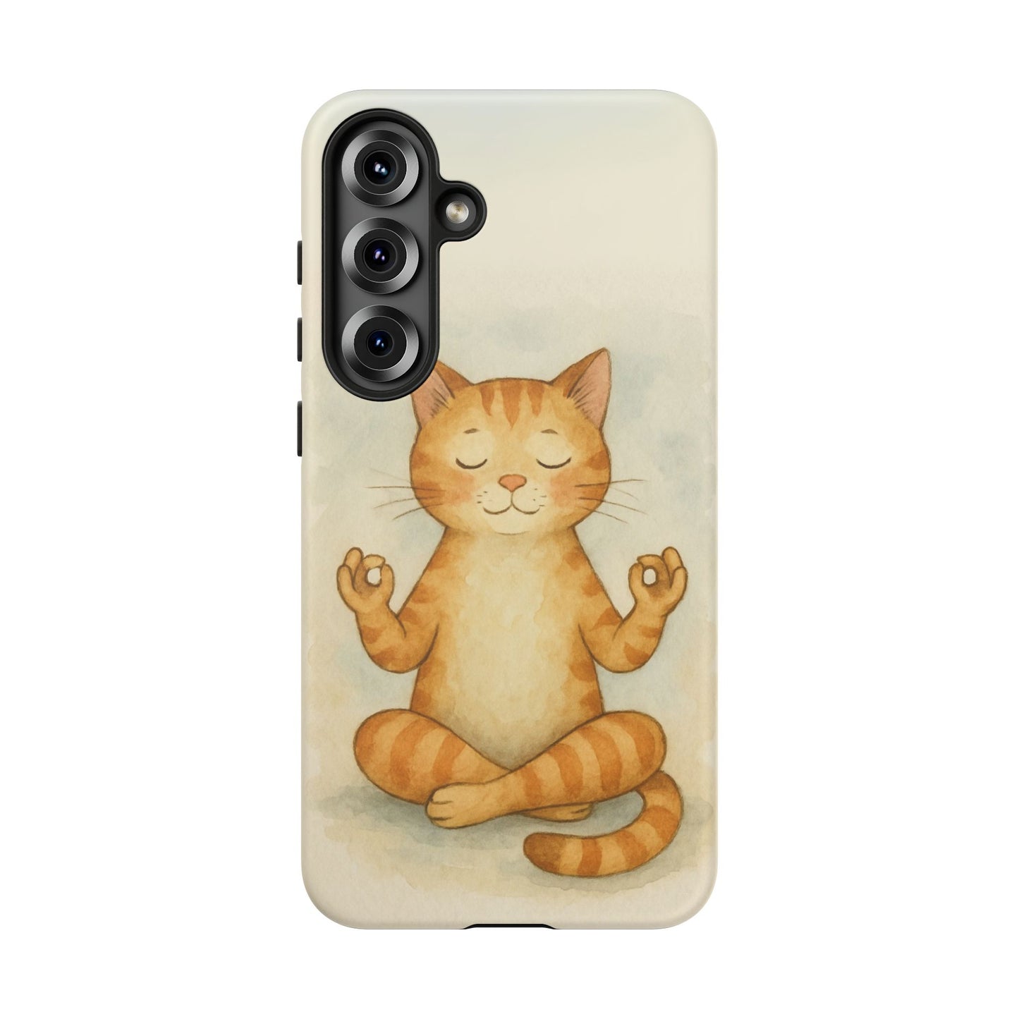 Zen Cat Phone Case - Tough & Stylish - Perfect for Cat Lovers
