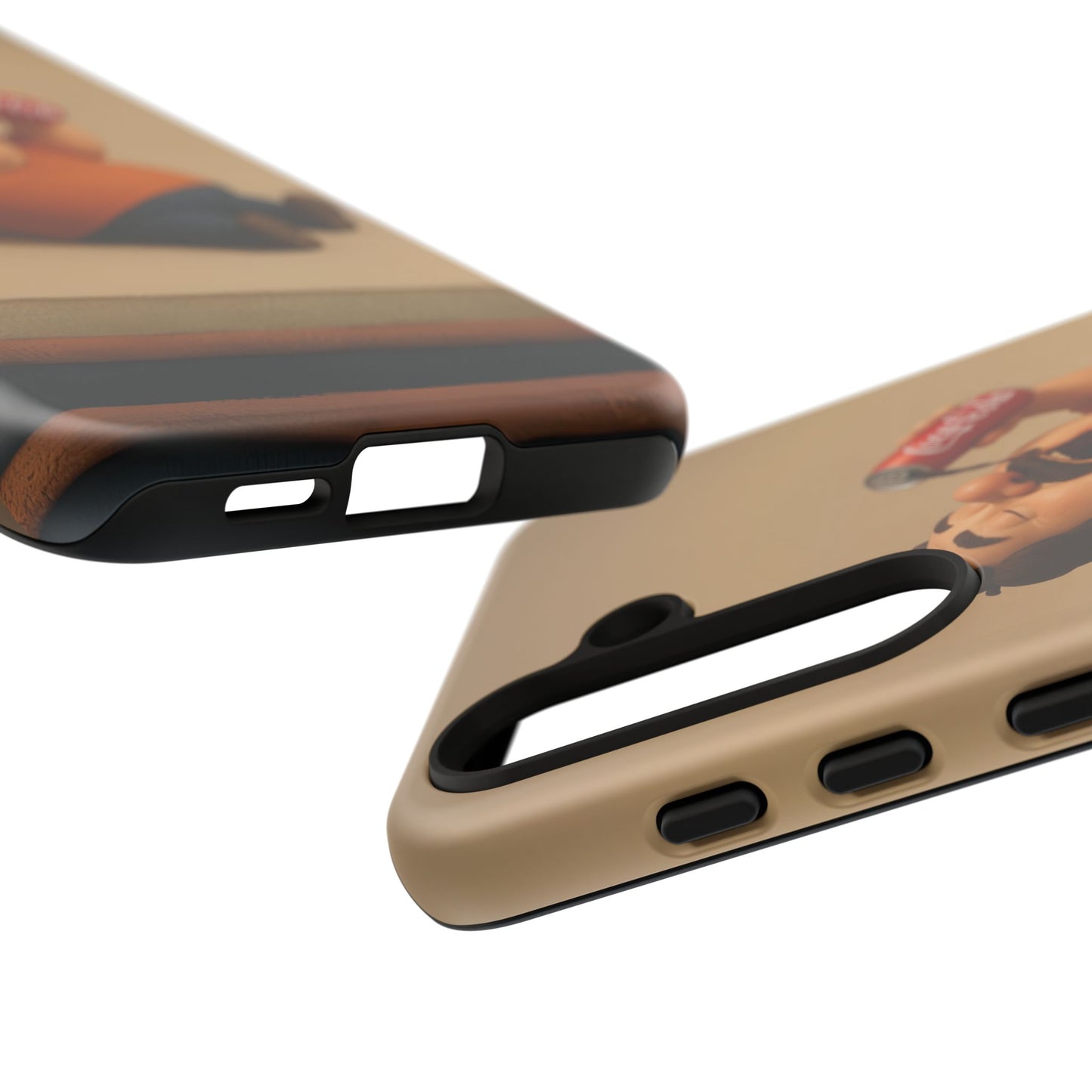 Funny Cartoon Phone Case - 'Coca-Cola Chill' Design