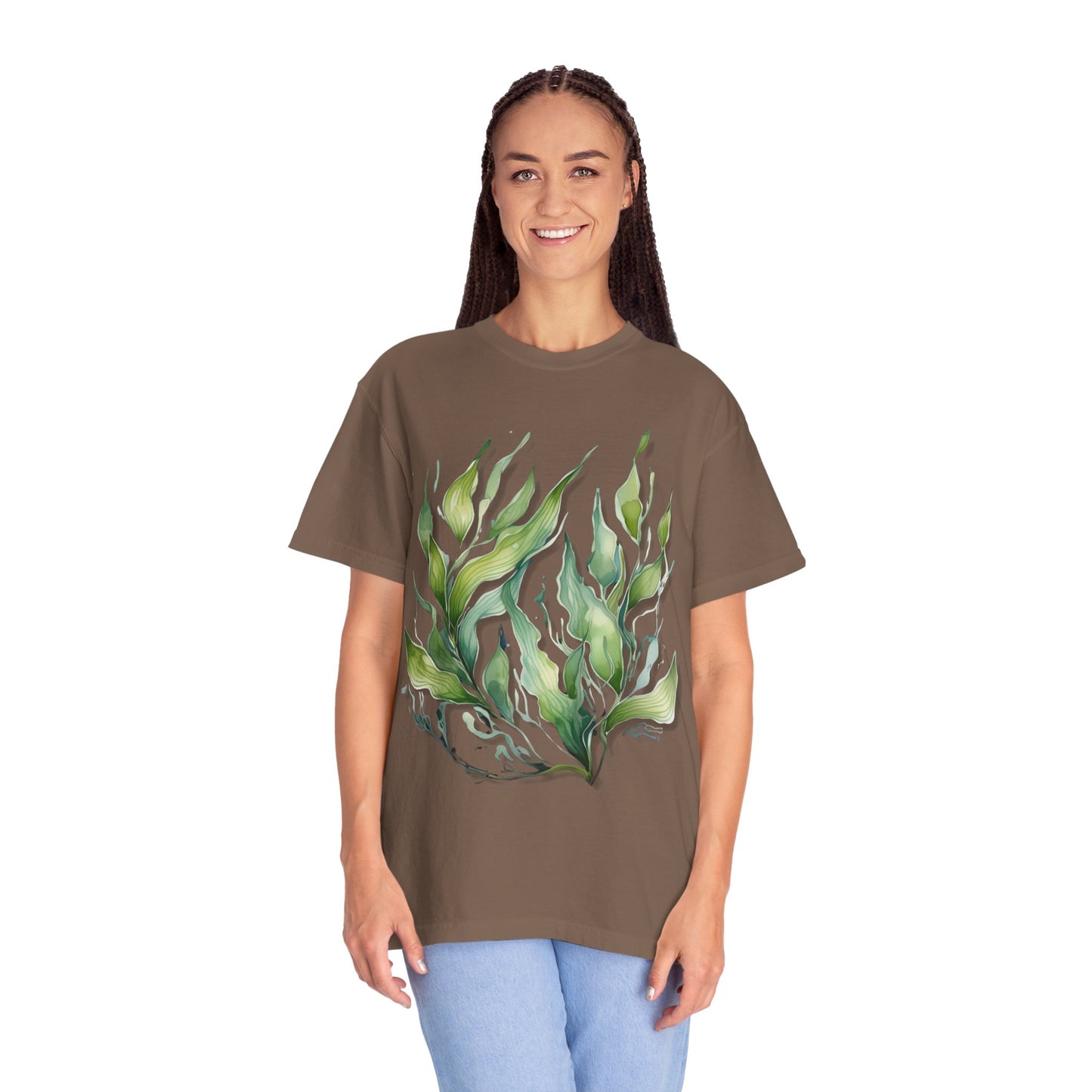 Eco-Friendly Seaweed Design T-Shirt for Nature Lovers