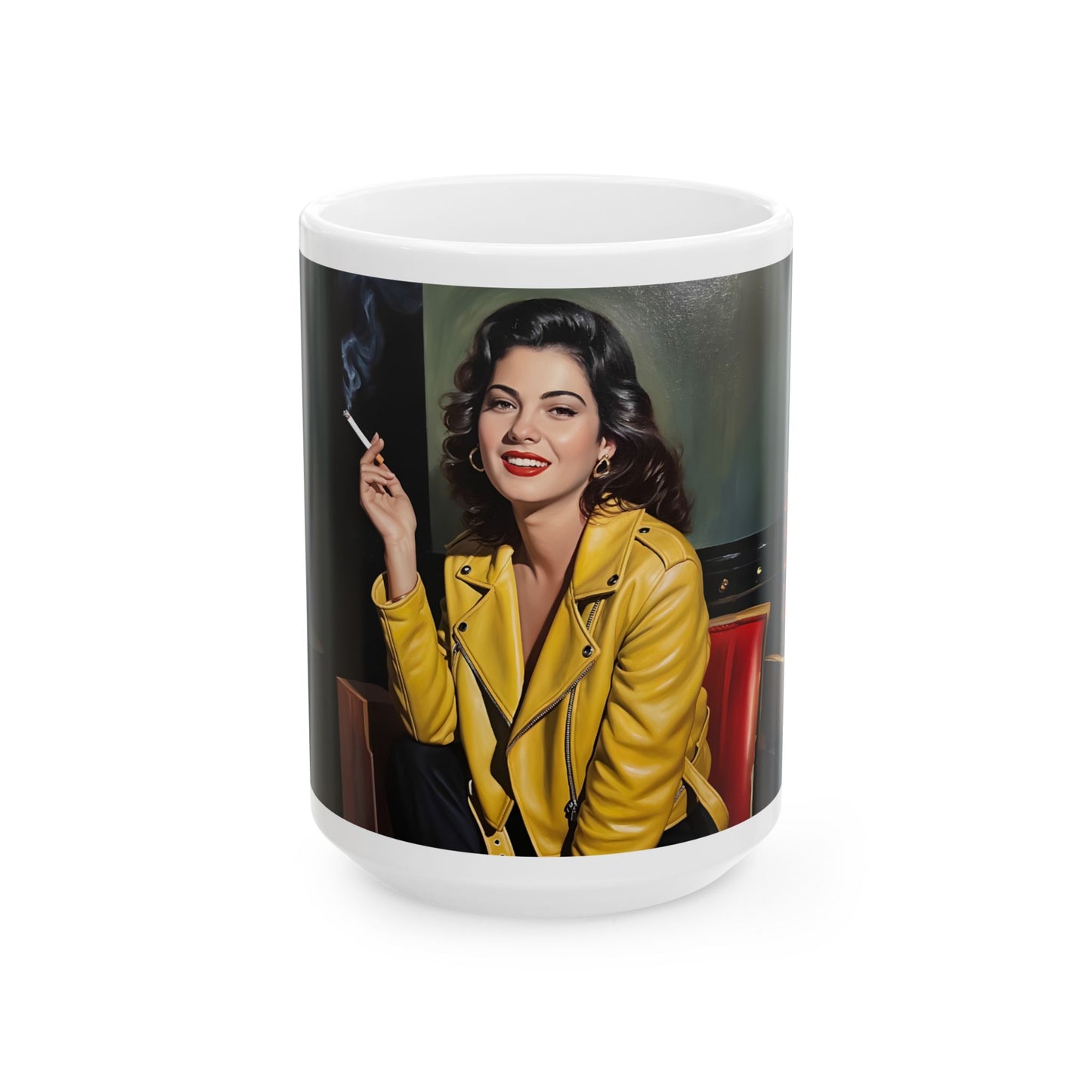 Ceramic Mug with Retro Model Design | Perfect for Coffee Lovers & Gifts