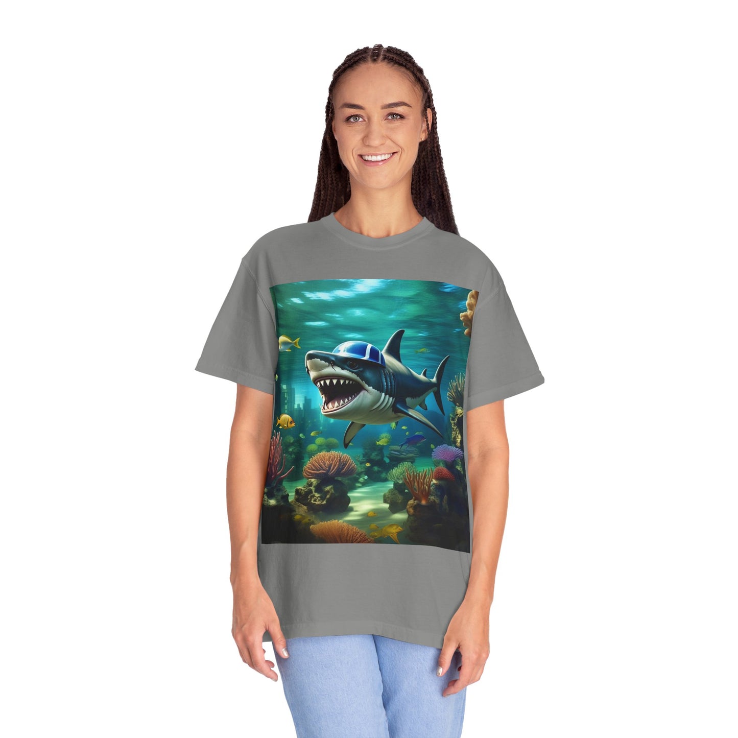 Marine Adventure Unisex T-Shirt - Shark Graphic Design