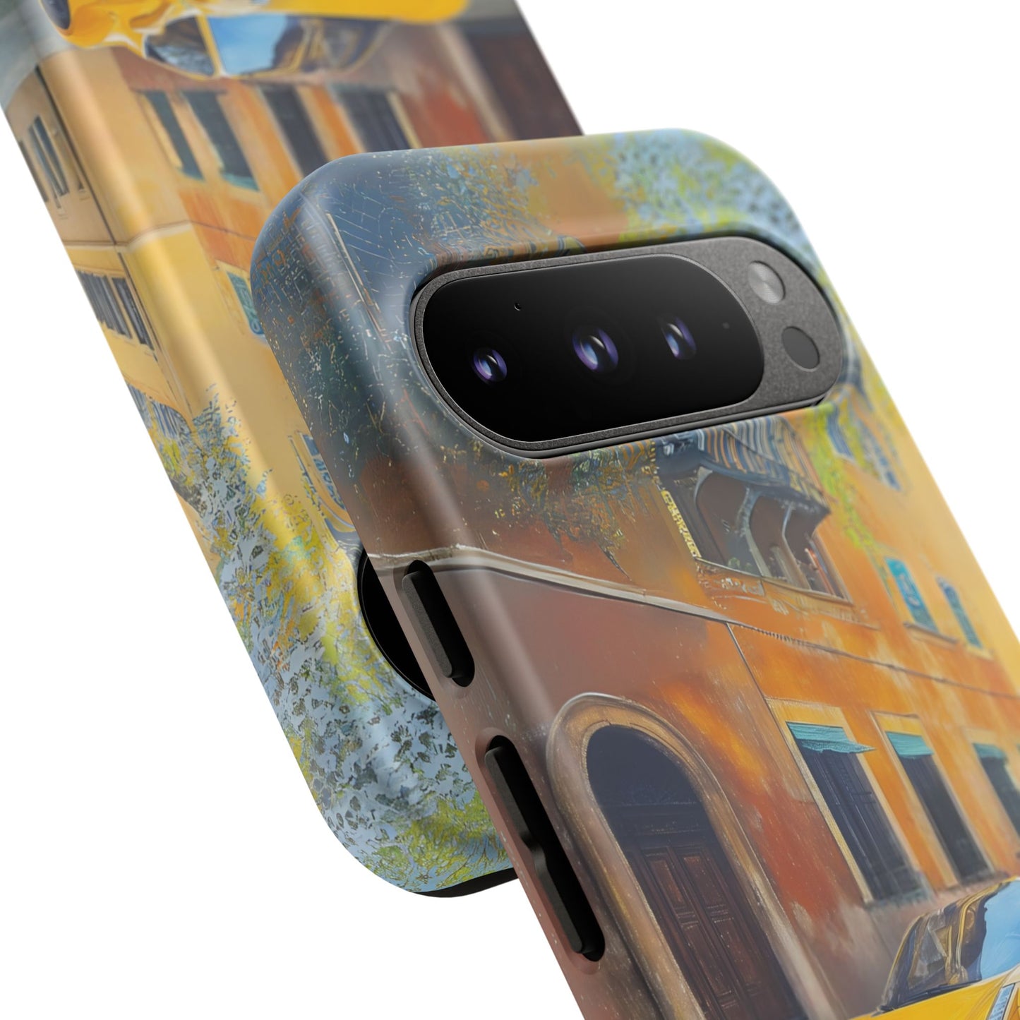Ferrari Yellow Tough Phone Case - Stylish and Durable