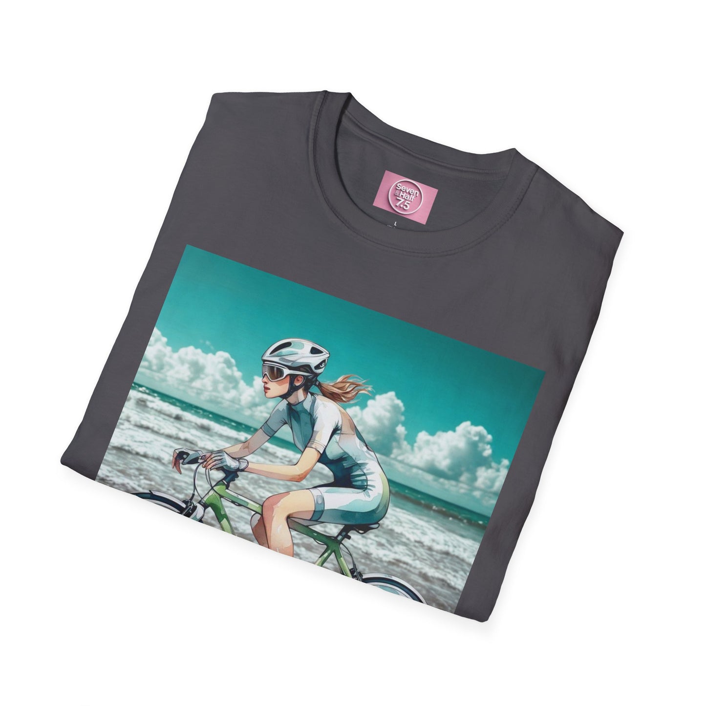 Beach Bike Ride Unisex Softstyle T-Shirt